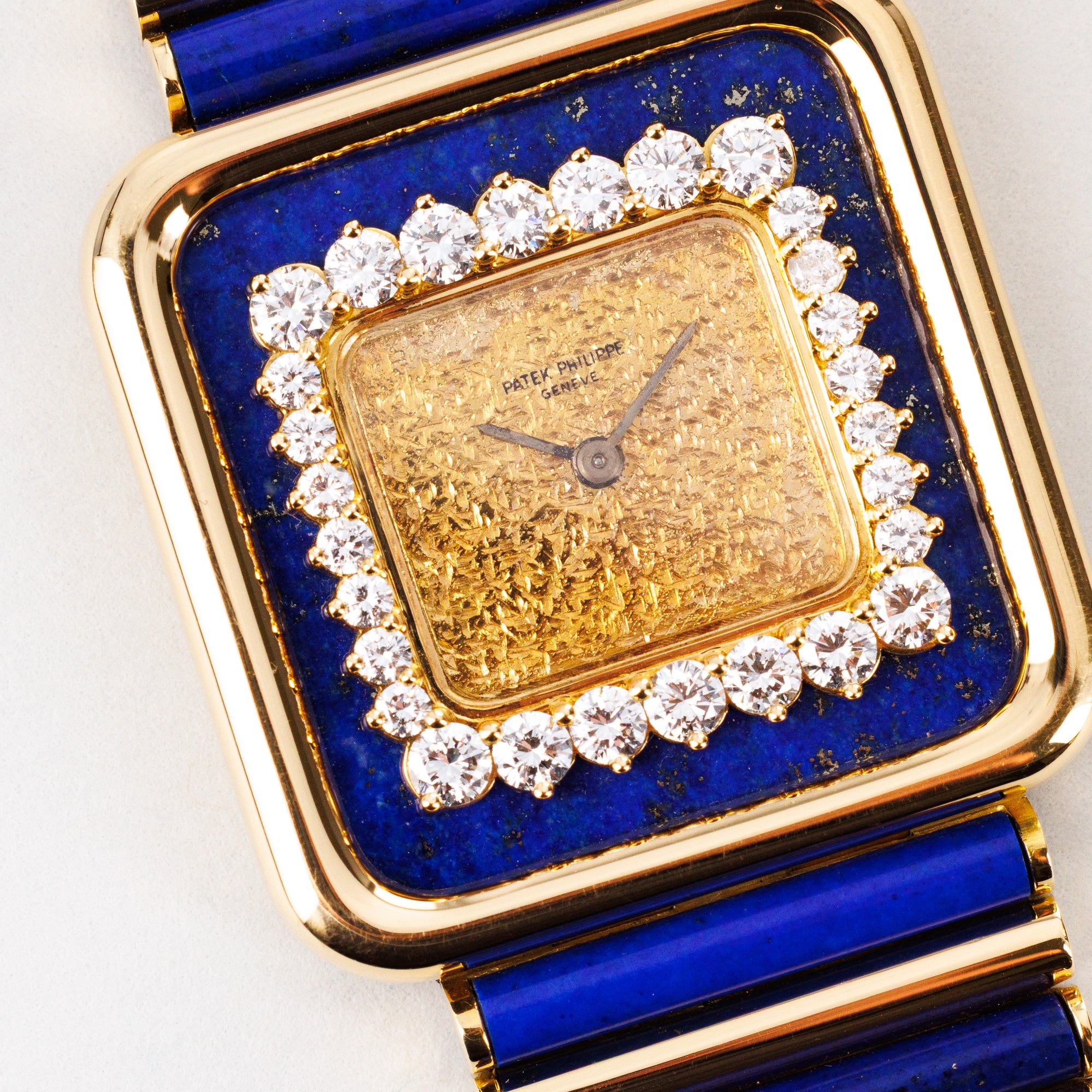 Patek Philippe Yellow Gold and Lapis Lazuli Watch Ref. 4240