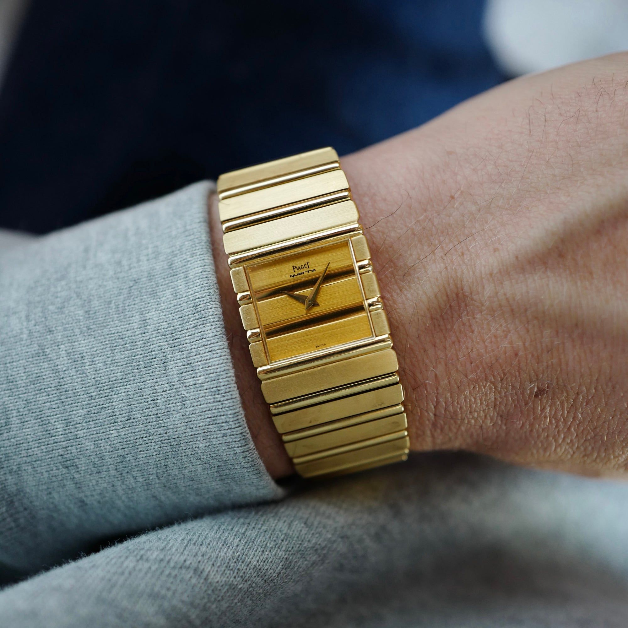 Piaget Yellow Gold Polo Ref. 7131 in Like New Condition Box and Papers