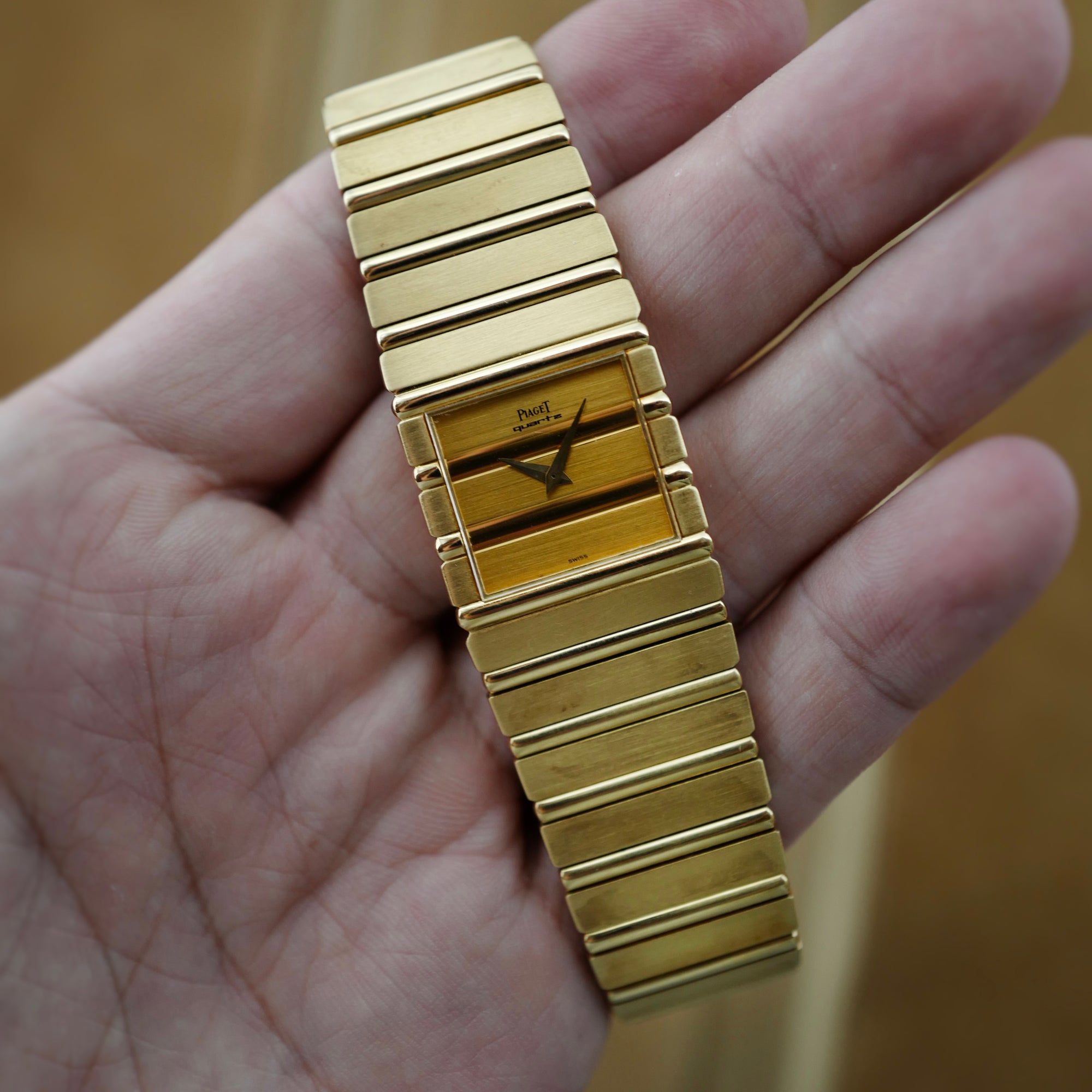 Piaget Yellow Gold Polo Ref. 7131 in Like New Condition Box and Papers