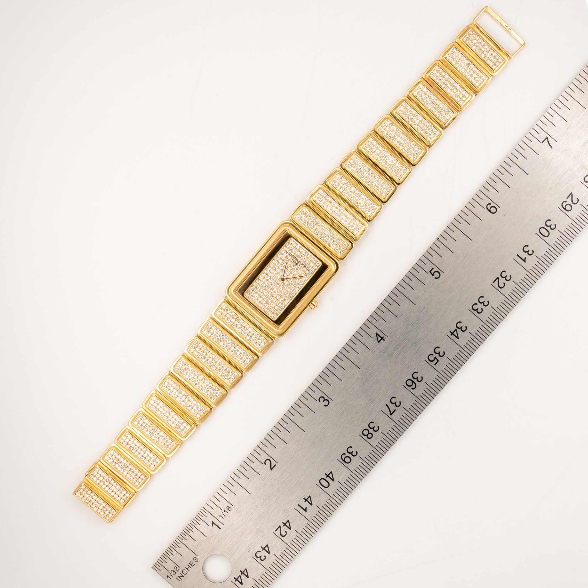 Vacheron Constantin - Vacheron Constantin Yellow Gold Harmony Ref. 61701 with Original Pave Diamonds (New Arrival) - The Keystone Watches