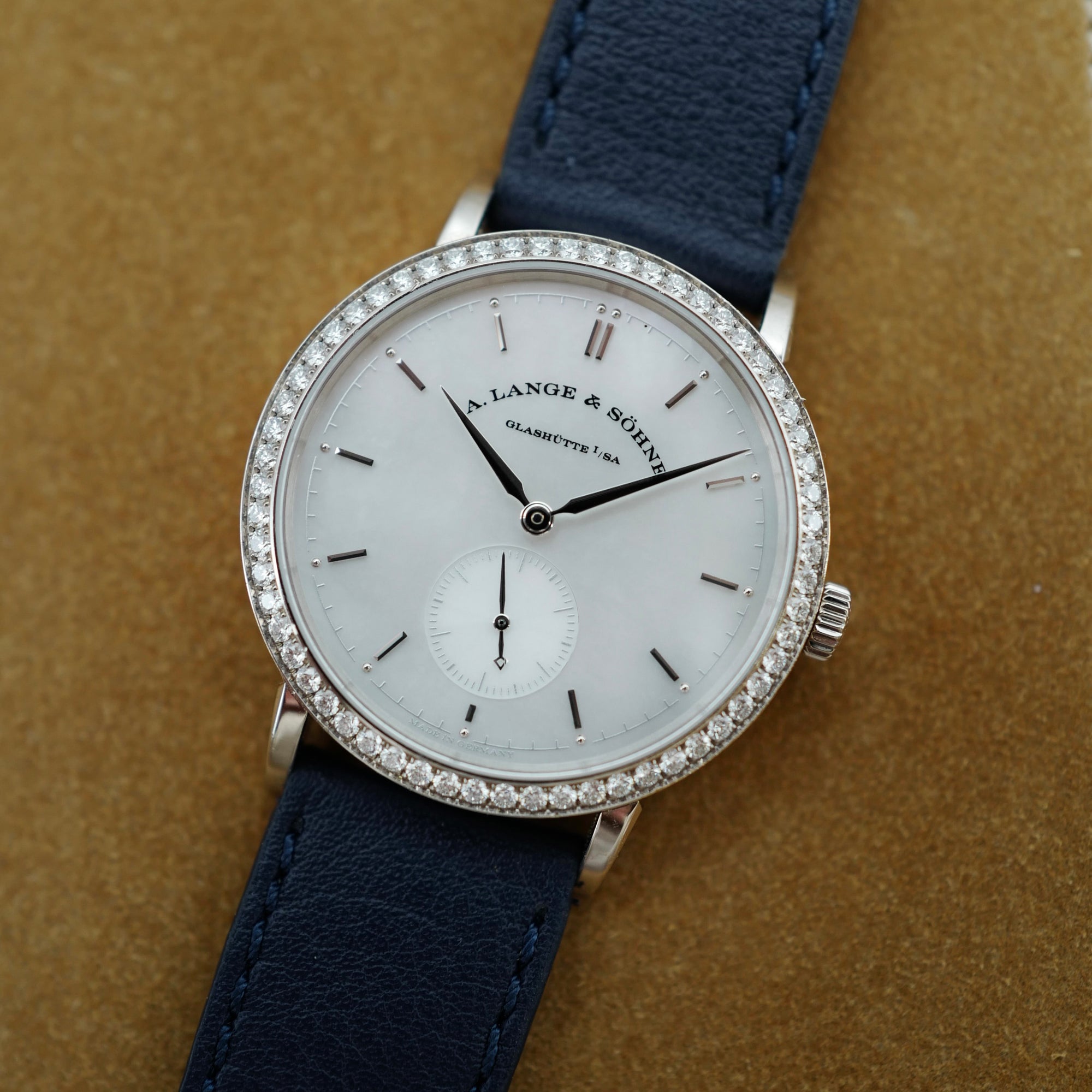 A. Lange &amp; Sohne White Gold Saxonia Ref. 878.029