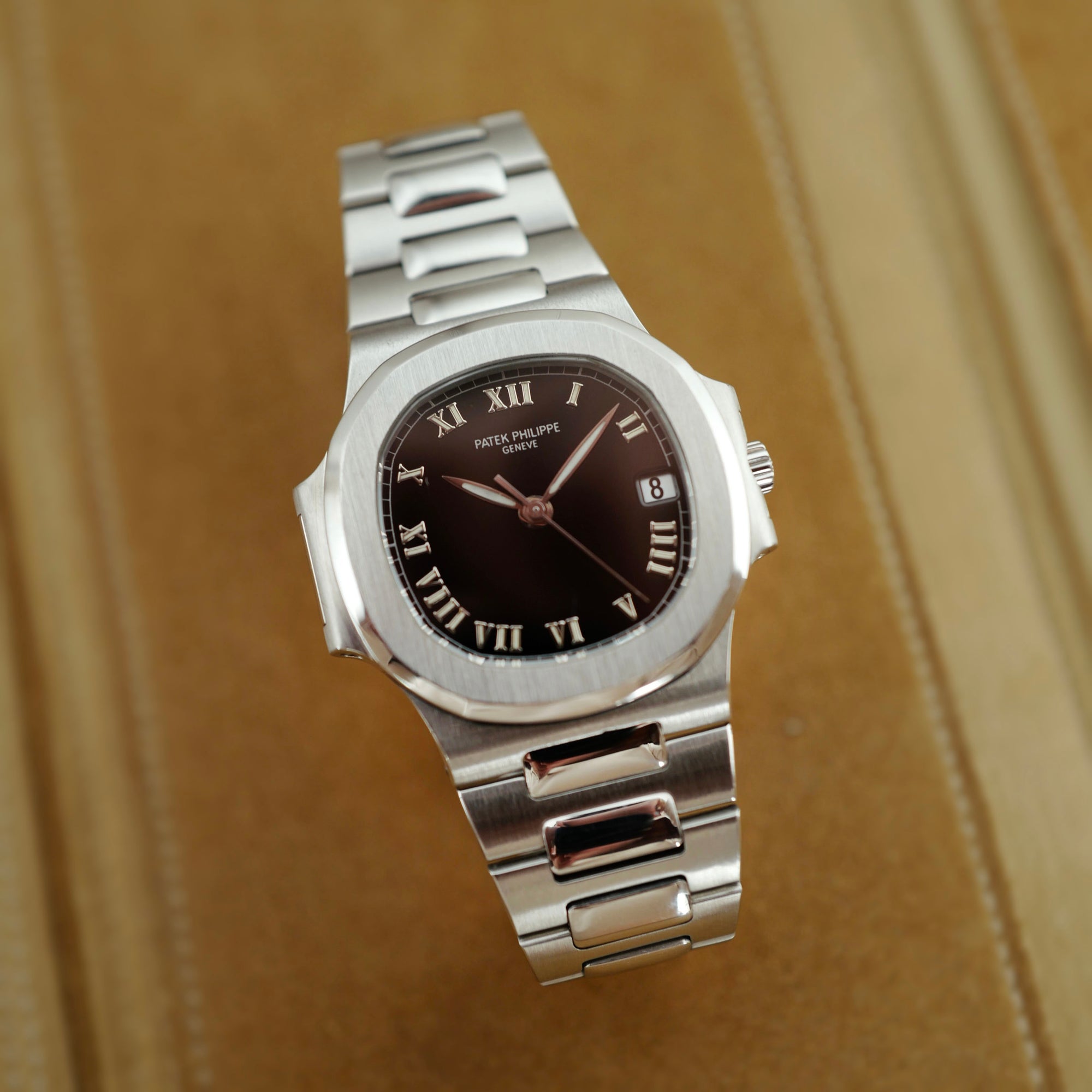 Patek Philippe Steel Nautilus Ref. 3800 with Roman Numeral Dial (New Arrival)
