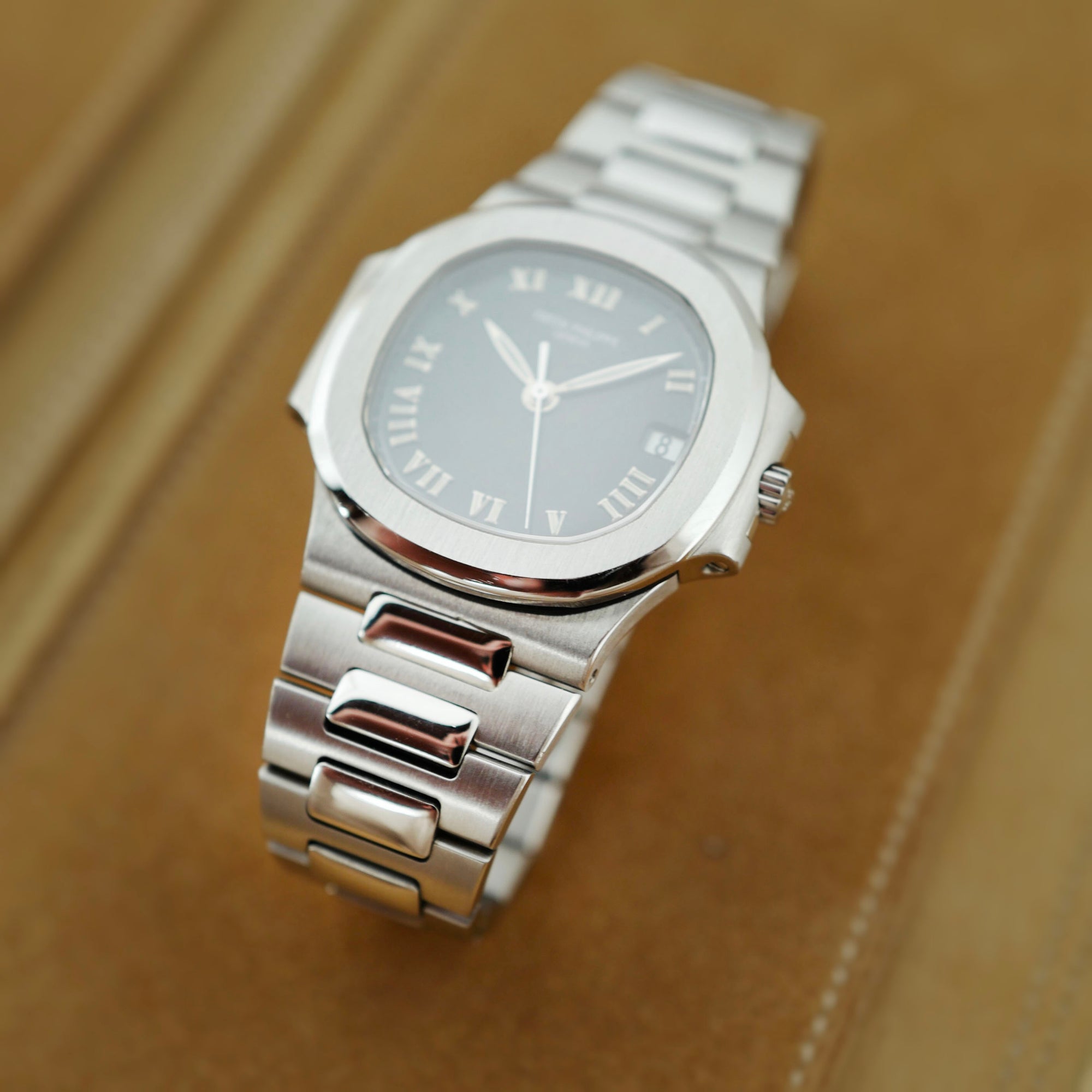 Patek Philippe Steel Nautilus Ref. 3800 with Roman Numeral Dial (New Arrival)