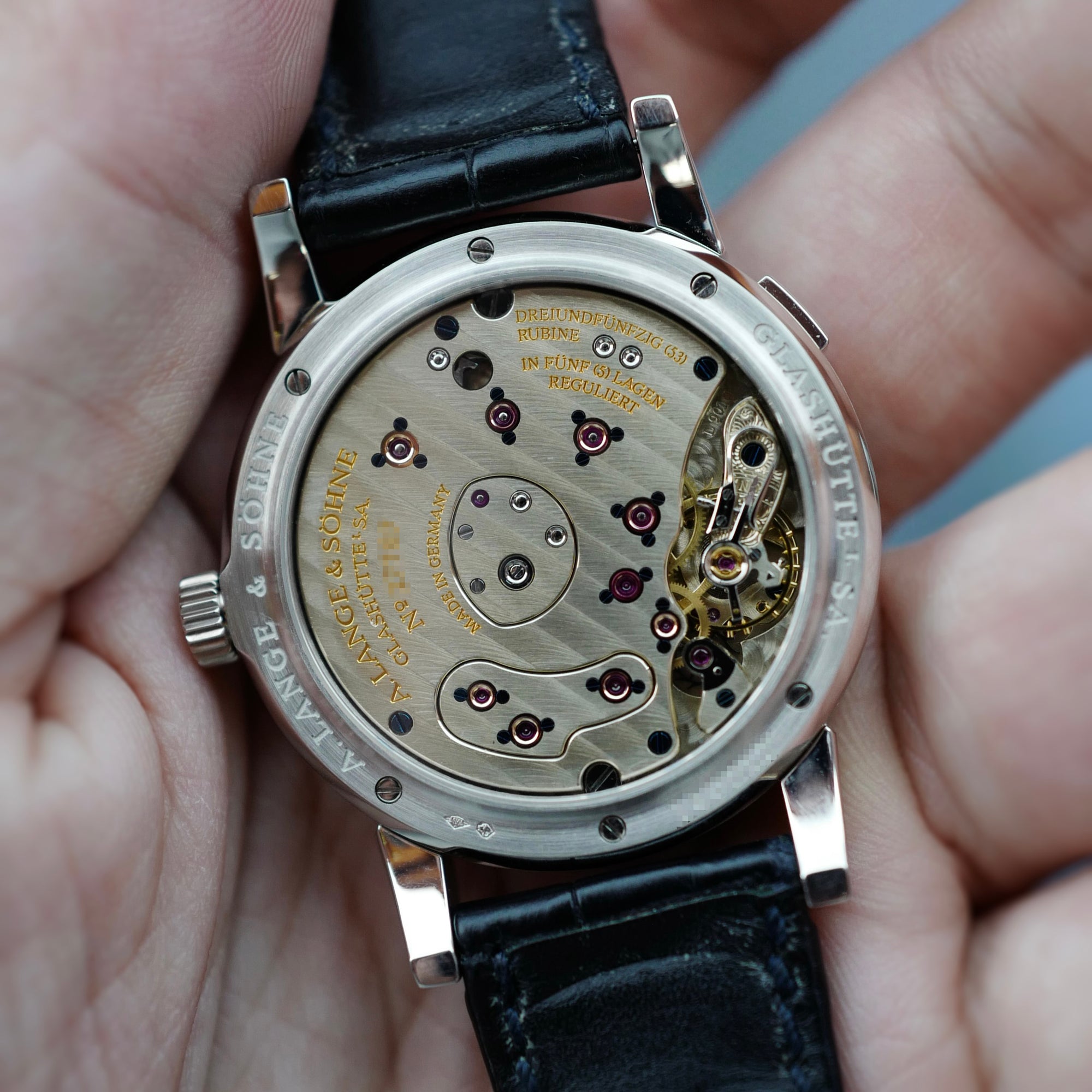 A. Lange &amp; Sohne Platinum Lange 1 Stealth Ref. 101.025