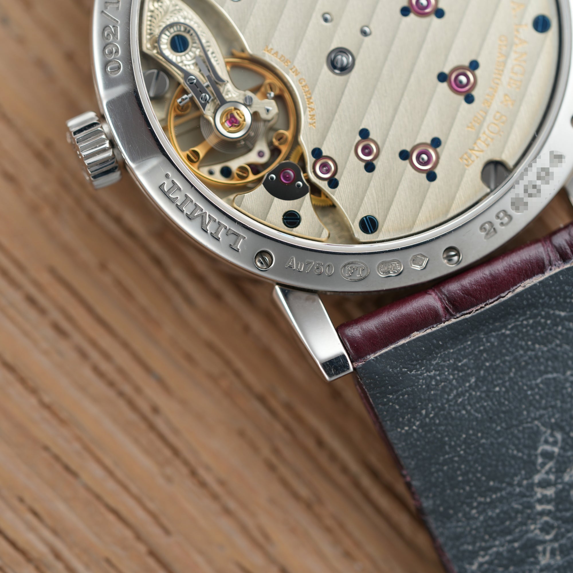 A. Lange &amp; Sohne White Gold Little Lange 1 Ref. 181.839 (New Arrival)