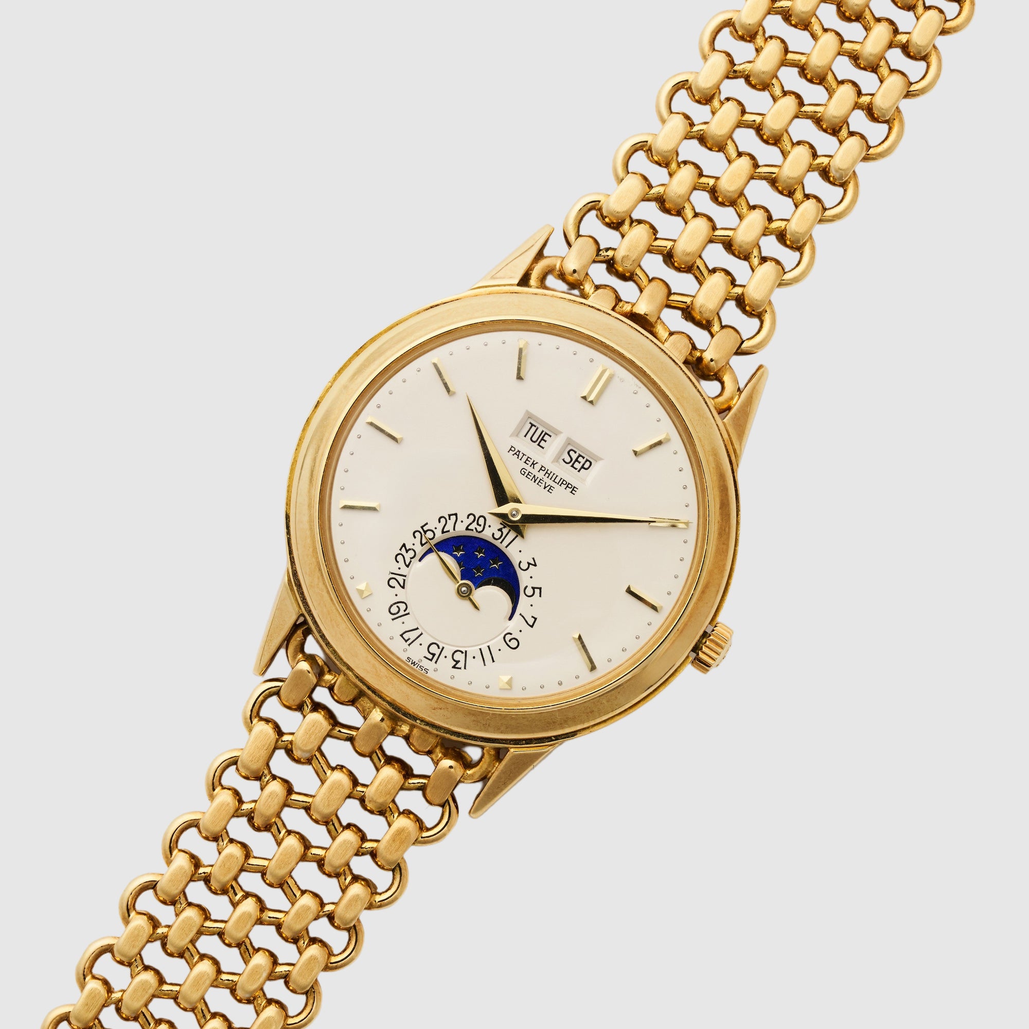 Patek Philippe Yellow Gold Perpetual Calendar Watch Ref. 3448