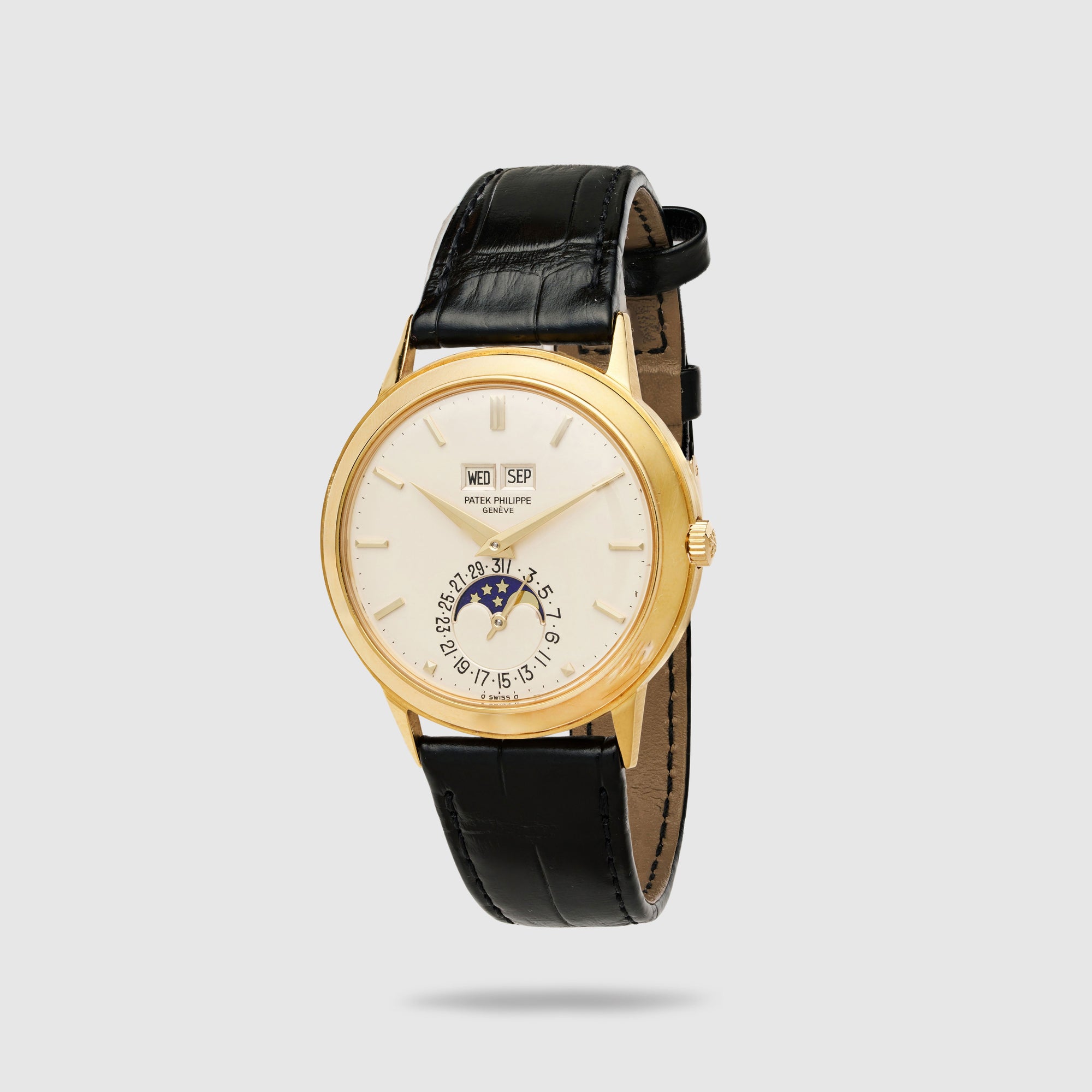 Patek Philippe Yellow Gold Perpetual Calendar Watch Ref. 3448, Circa 1977