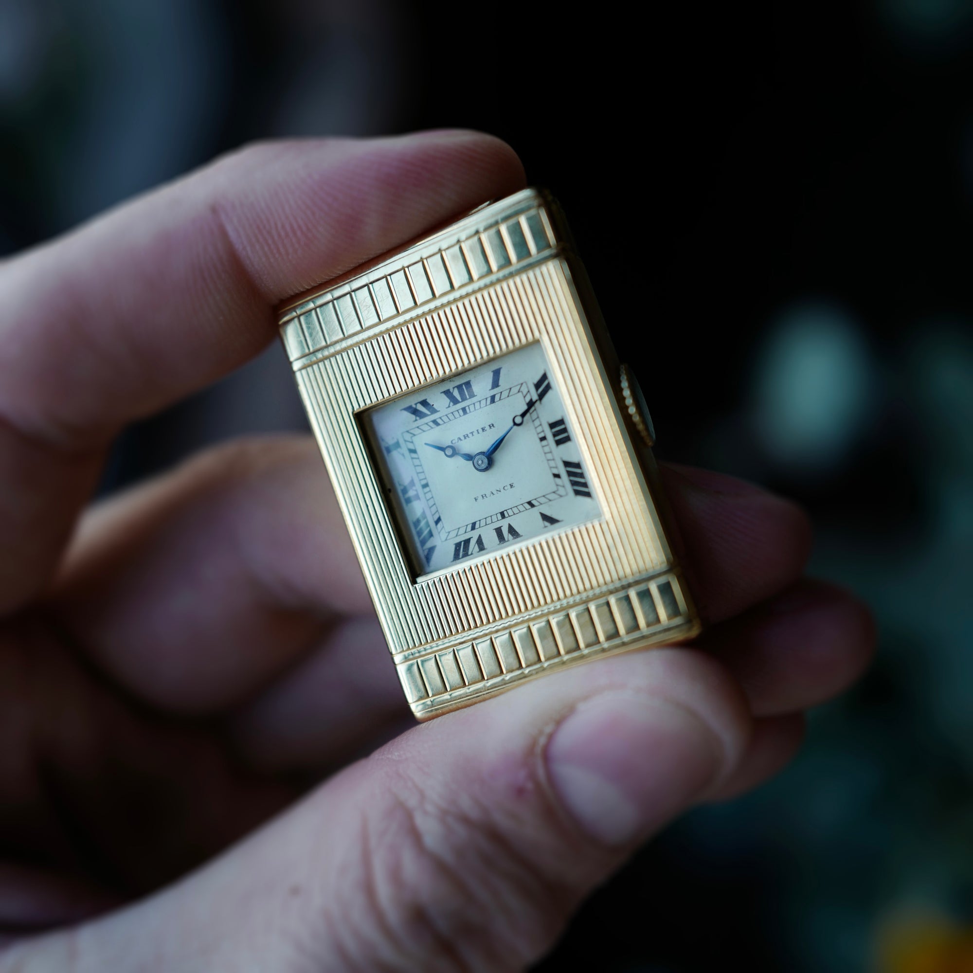 Cartier Yellow Gold Secret Hidden Shutter Watch, European Watch & Clock (New Arrival)