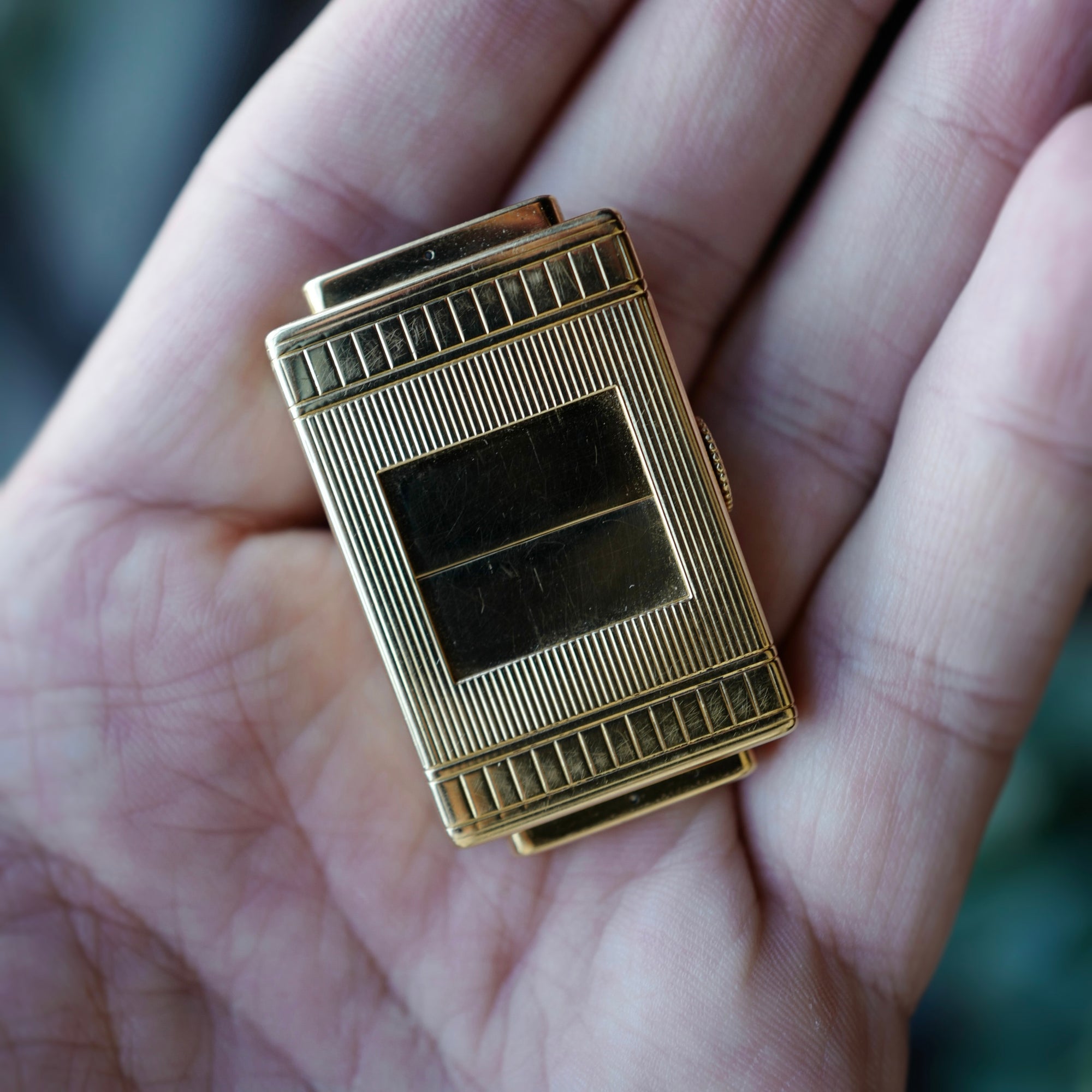 Cartier Yellow Gold Secret Hidden Shutter Watch, European Watch & Clock (New Arrival)