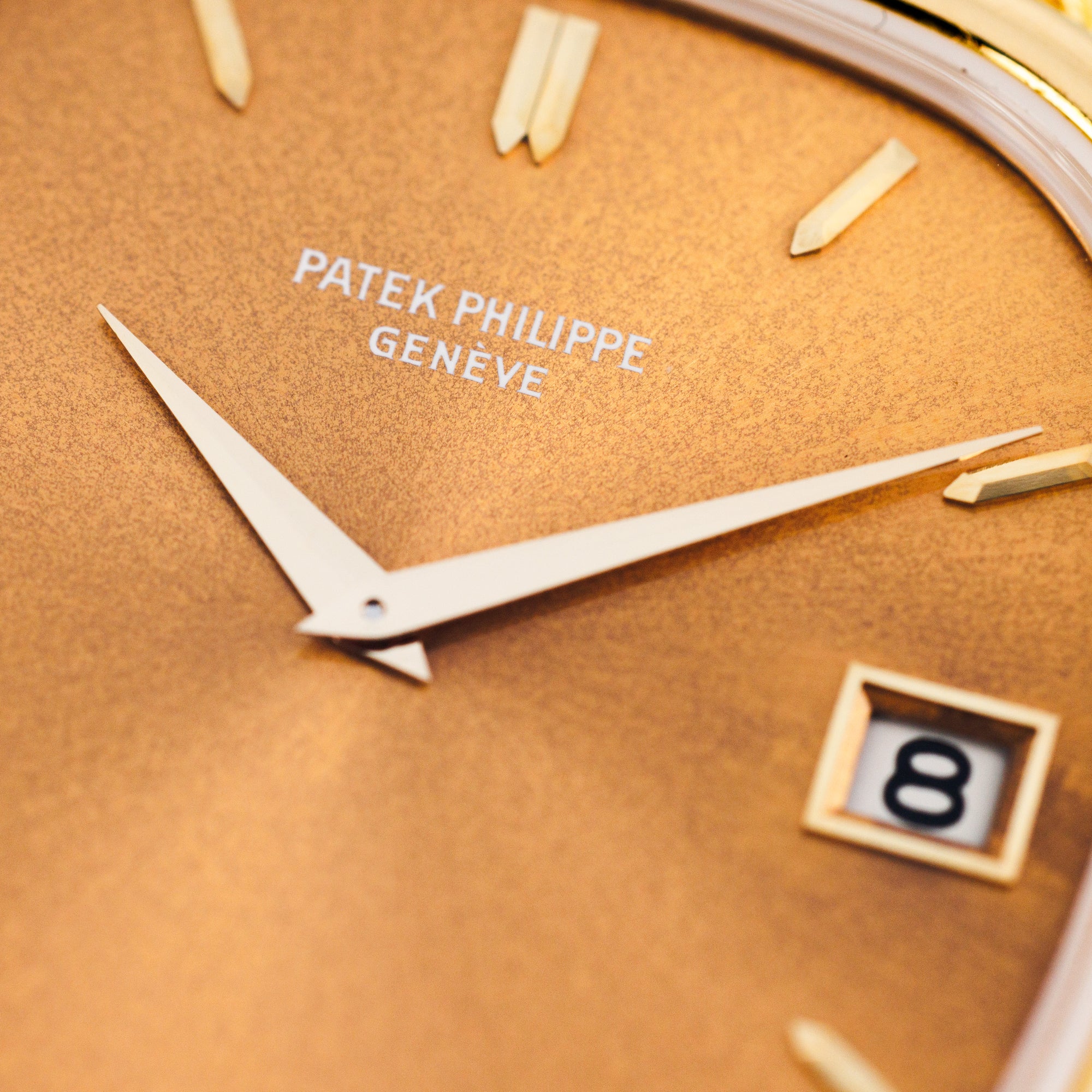 Patek Philippe Yellow Gold Golden Ellipse Ref. 3604 with Copper Dial, Recently Serviced
