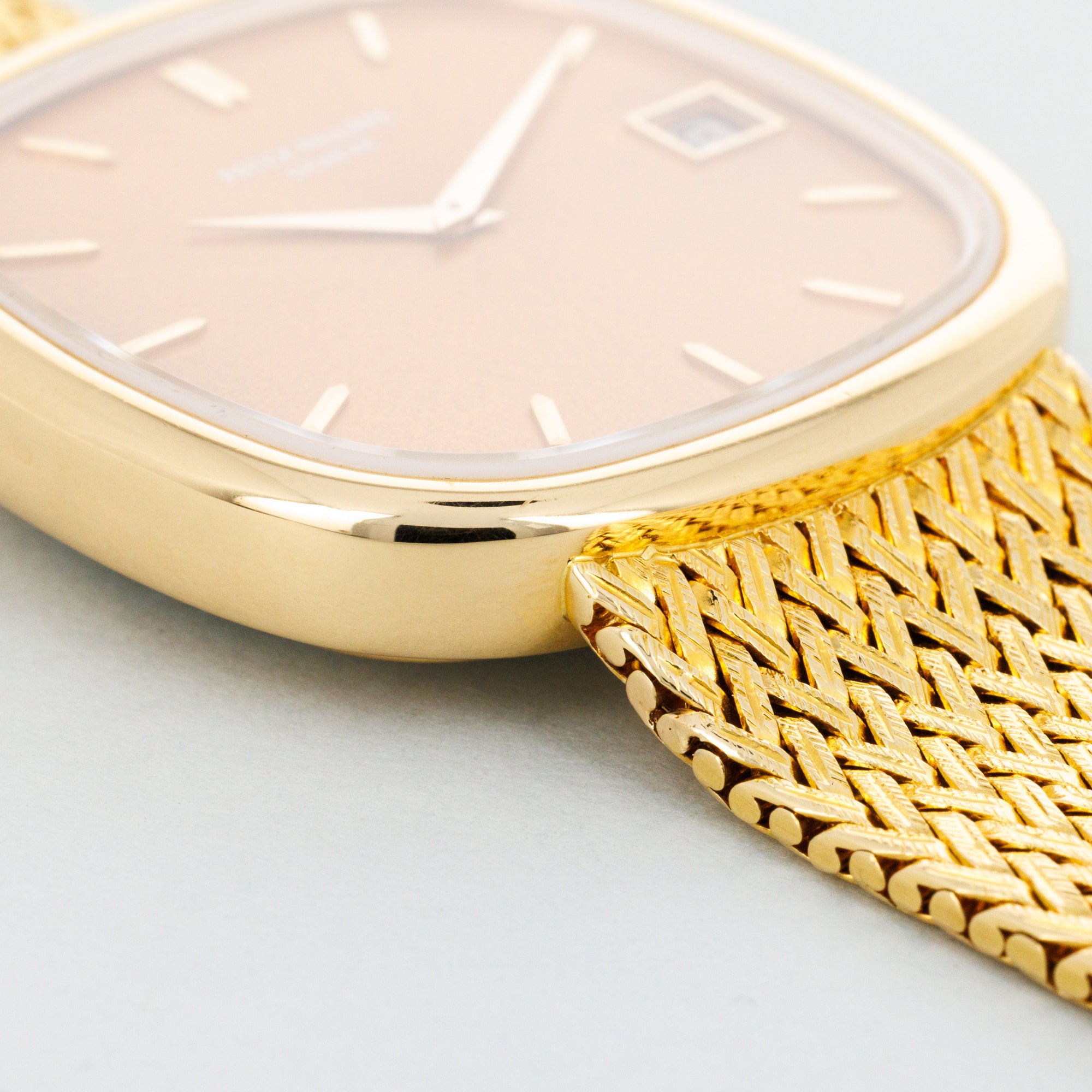 Patek Philippe Yellow Gold Golden Ellipse Ref. 3604 with Copper Dial, Recently Serviced