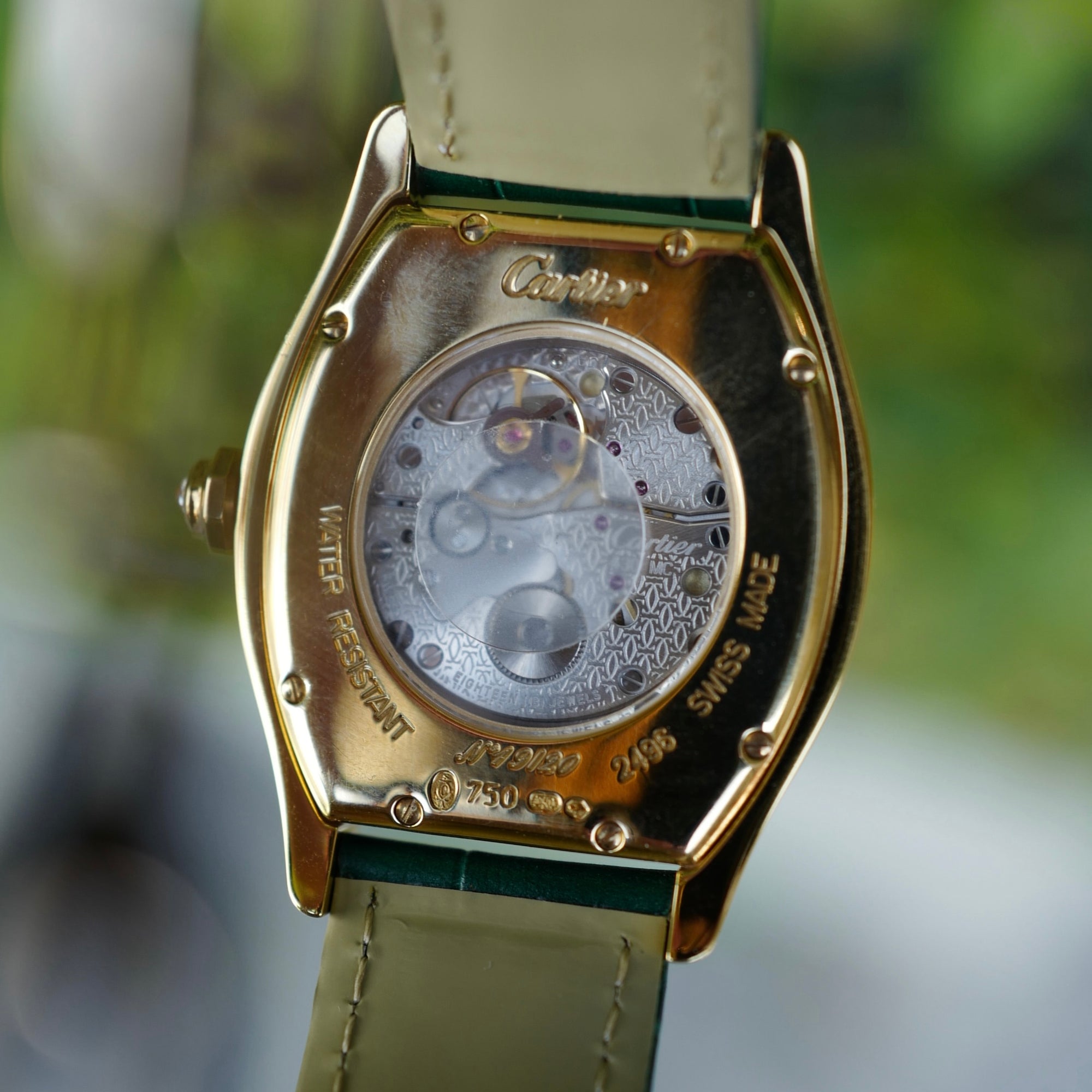 Cartier - Cartier Yellow Gold Cloisonne Rooster Tortue Ref. 2496 - The Keystone Watches
