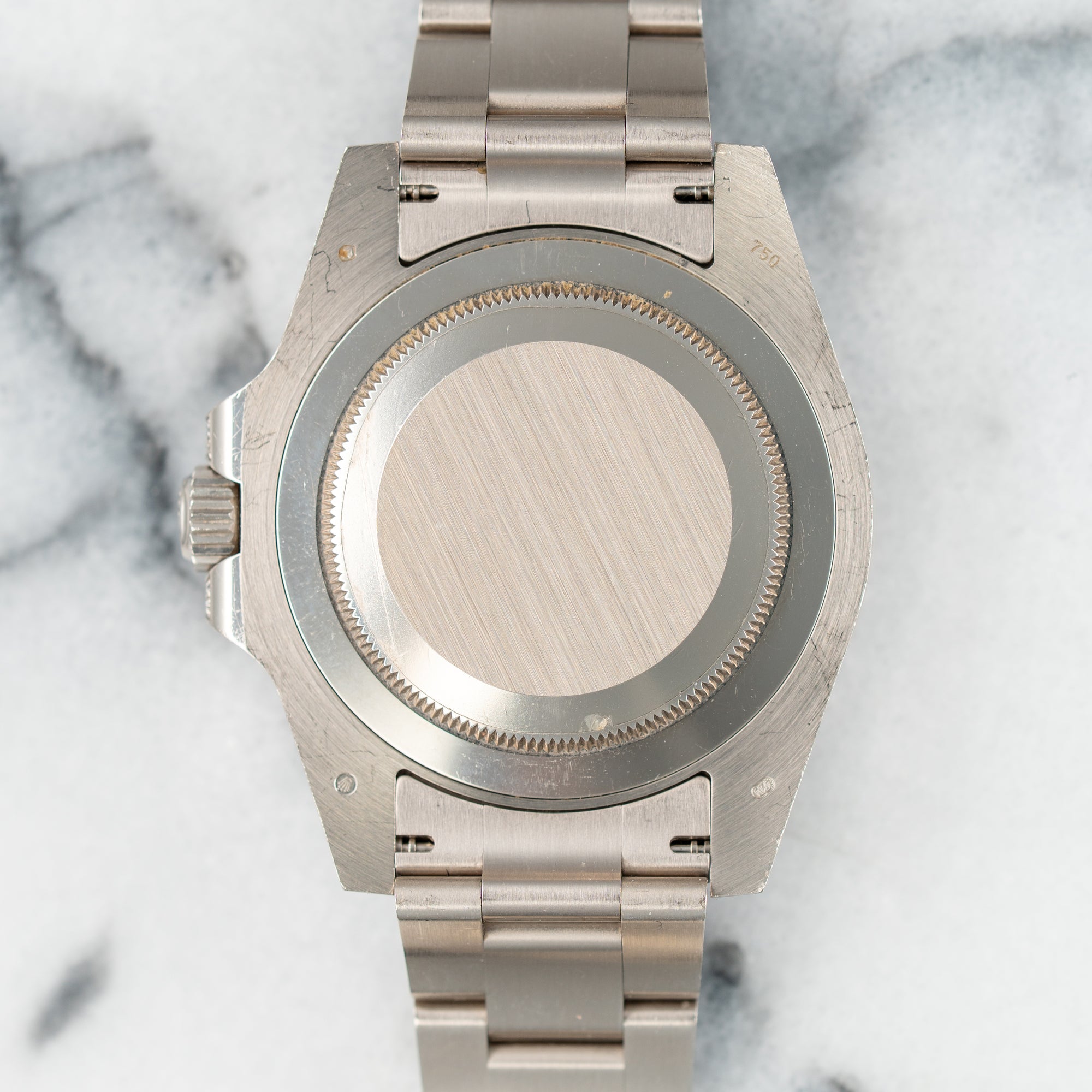 Rolex White Gold GMT Master II Ref. 116759SARU Sapphire and Ruby Bezel with Pave Diamond Dial and Card (New Arrival)