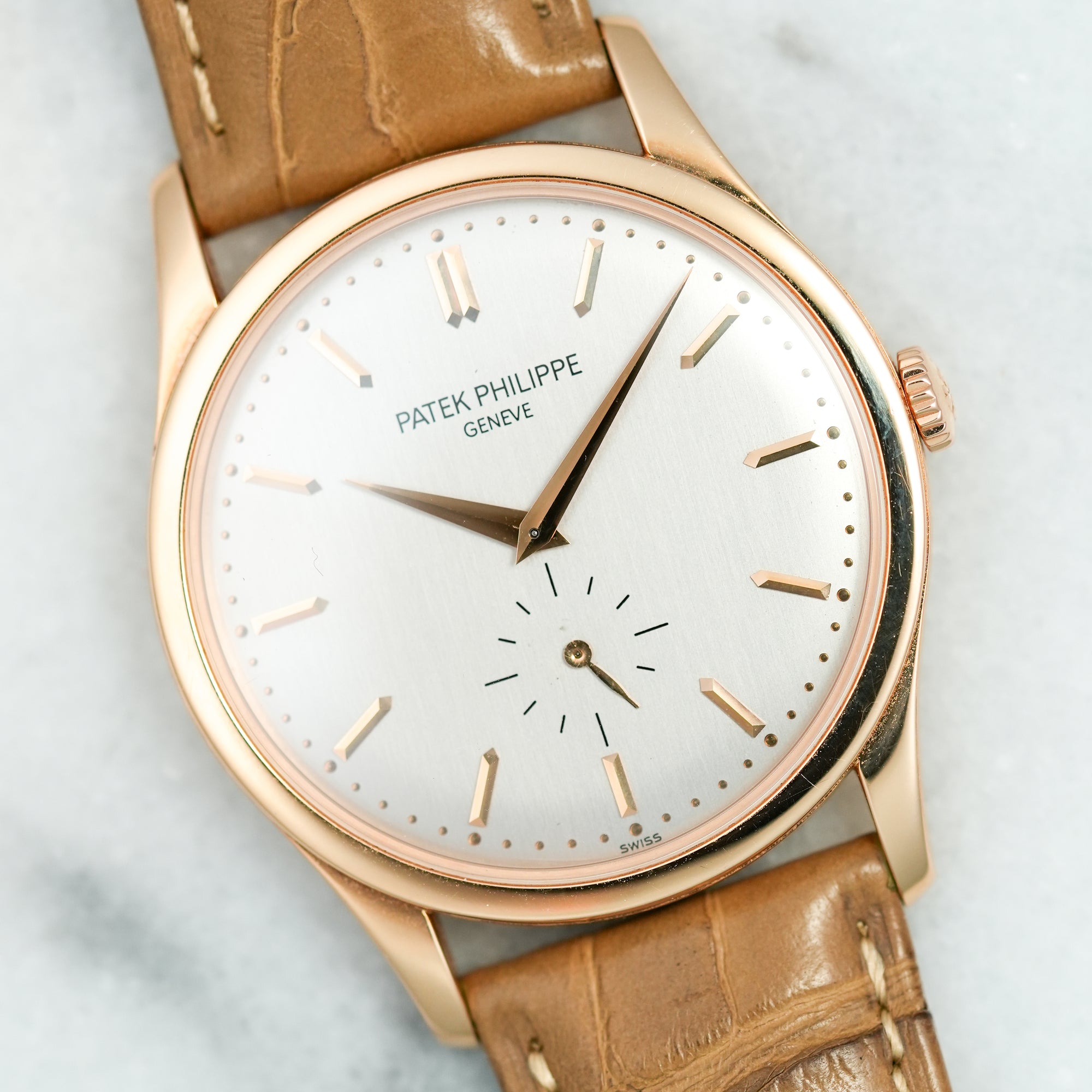 Patek Philippe Rose Gold Calatrava Ref. 5196 (New Arrival)