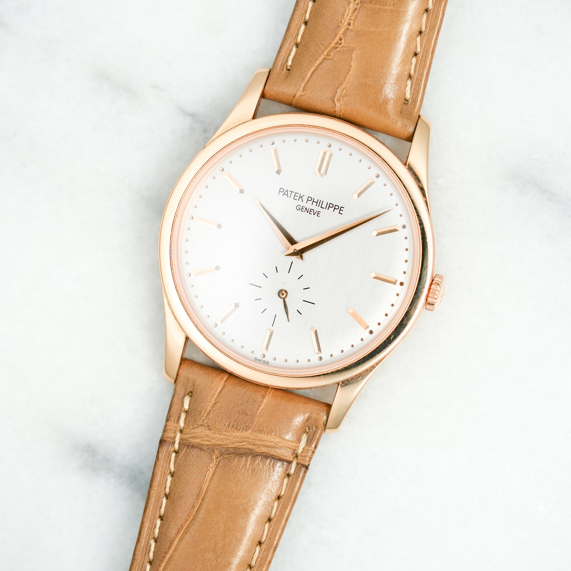 Patek Philippe Rose Gold Calatrava Ref. 5196 (New Arrival)