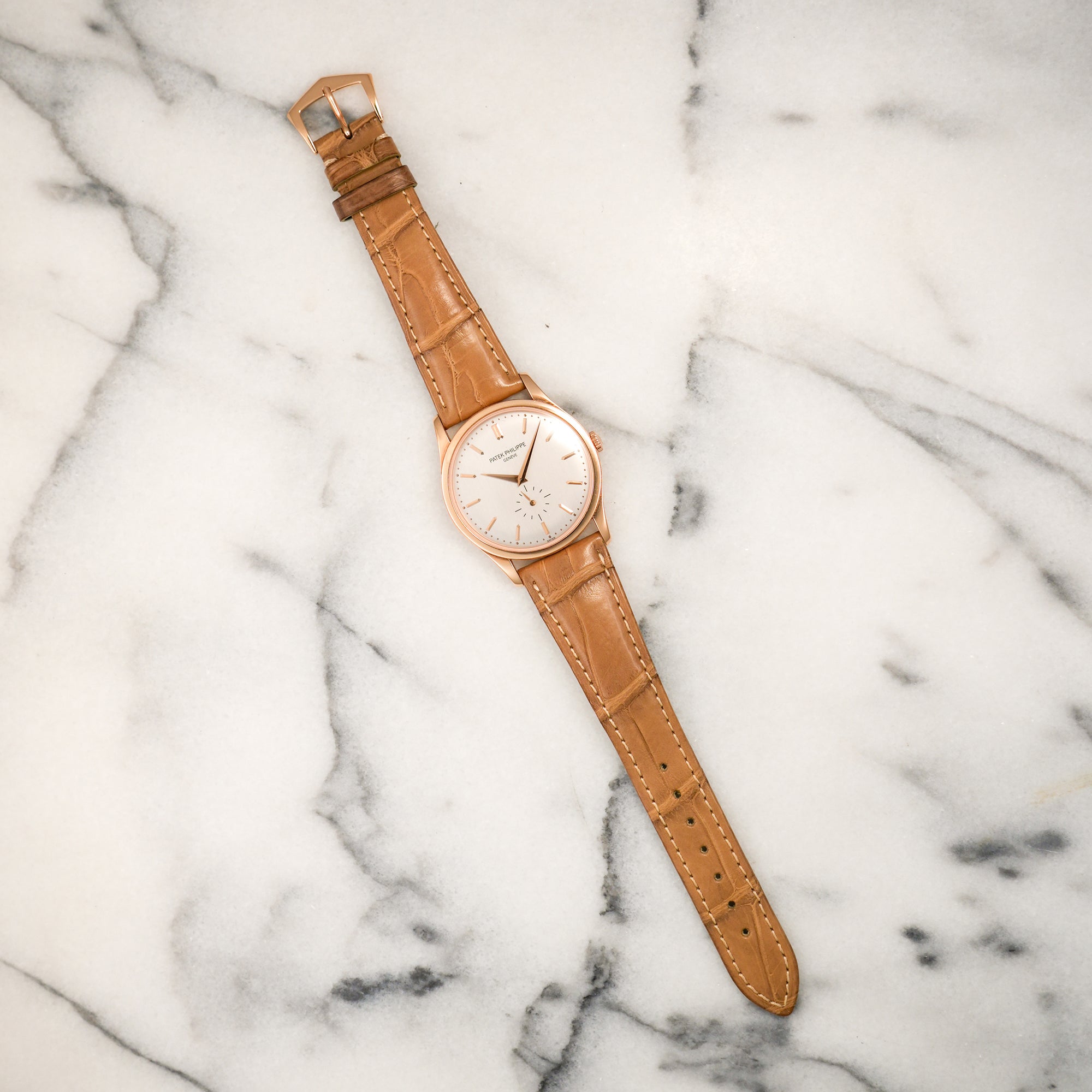 Patek Philippe Rose Gold Calatrava Ref. 5196 (New Arrival)