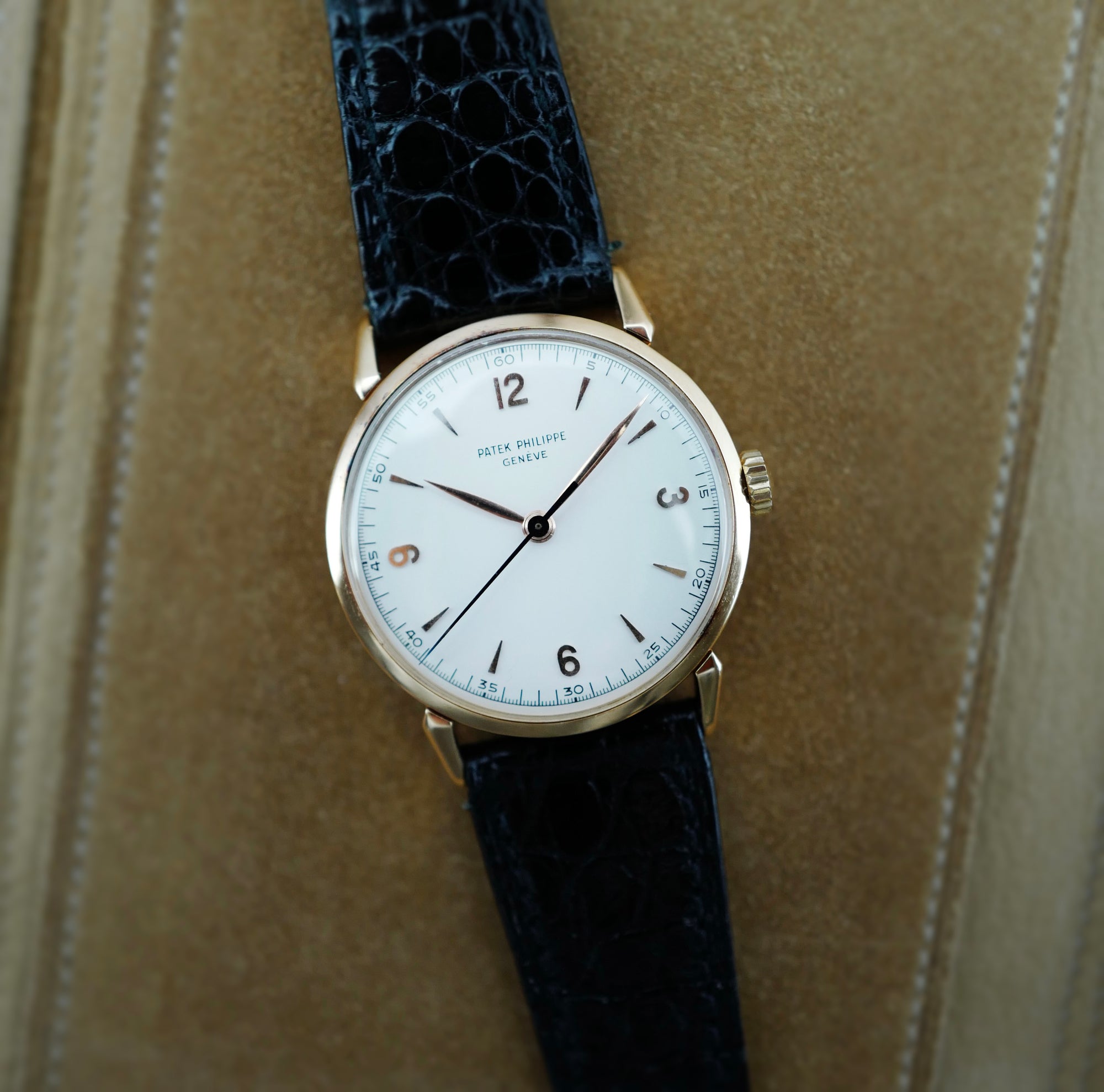 Patek Philippe Pink Gold Calatrava Ref. 1578 with Archive Circa 1953 (New Arrival)