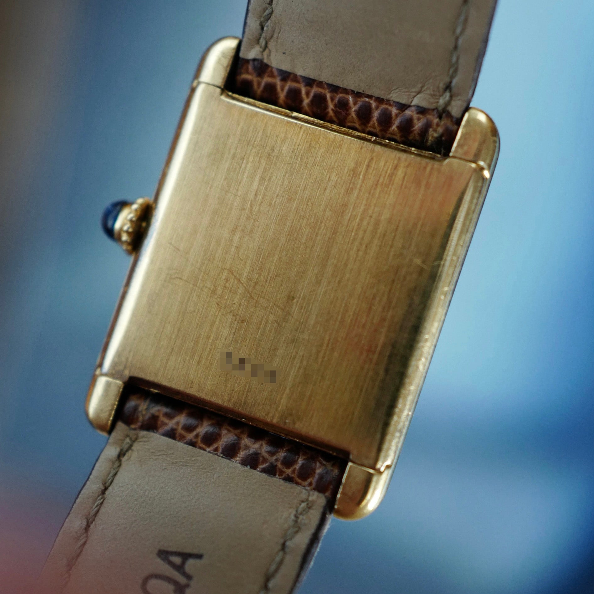Cartier Yellow Gold Tank, London 1976