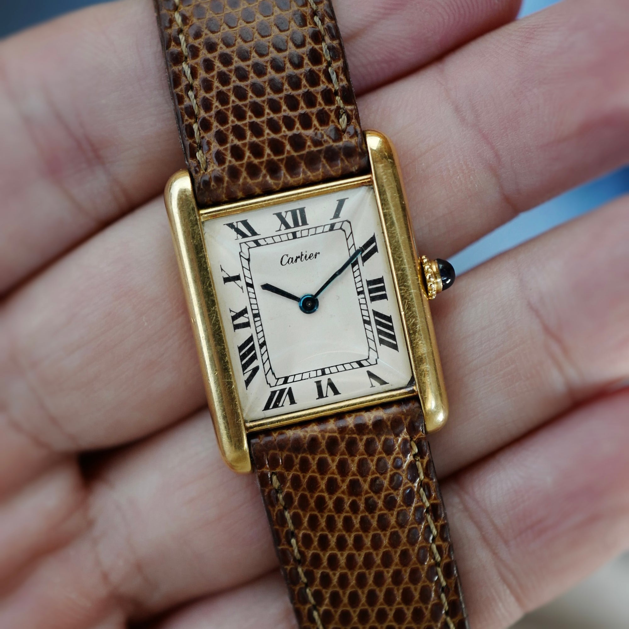 Cartier Yellow Gold Tank, London 1976