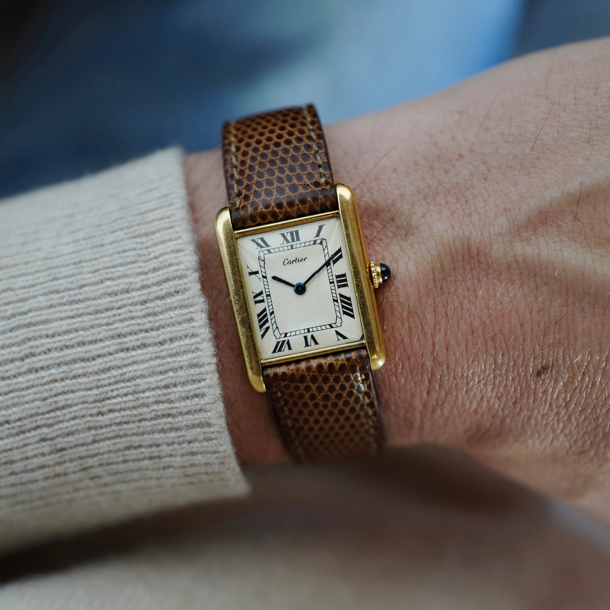 Cartier Yellow Gold Tank, London 1976