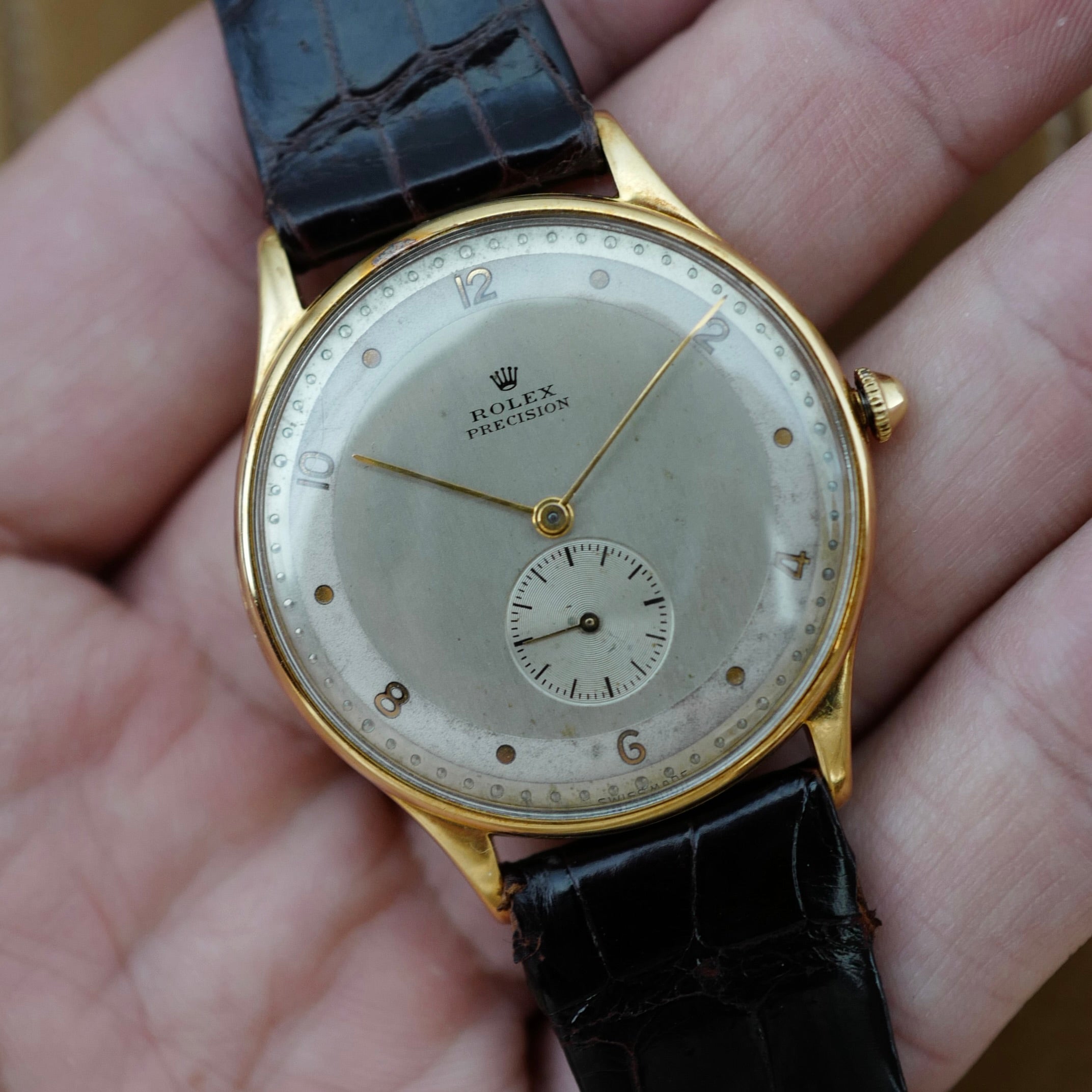 Rolex Precision 3675 18k YG