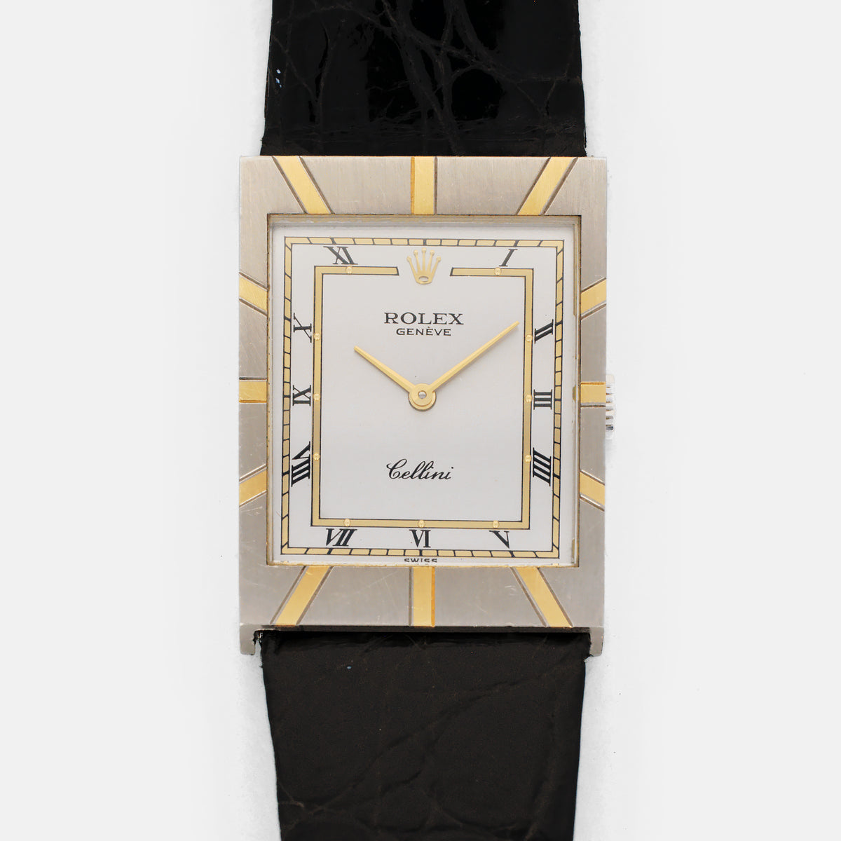 Patek Philippe - Rolex Cellini White and Yellow Gold Cellini Ref. 5029, Very Rare - The Keystone Watches