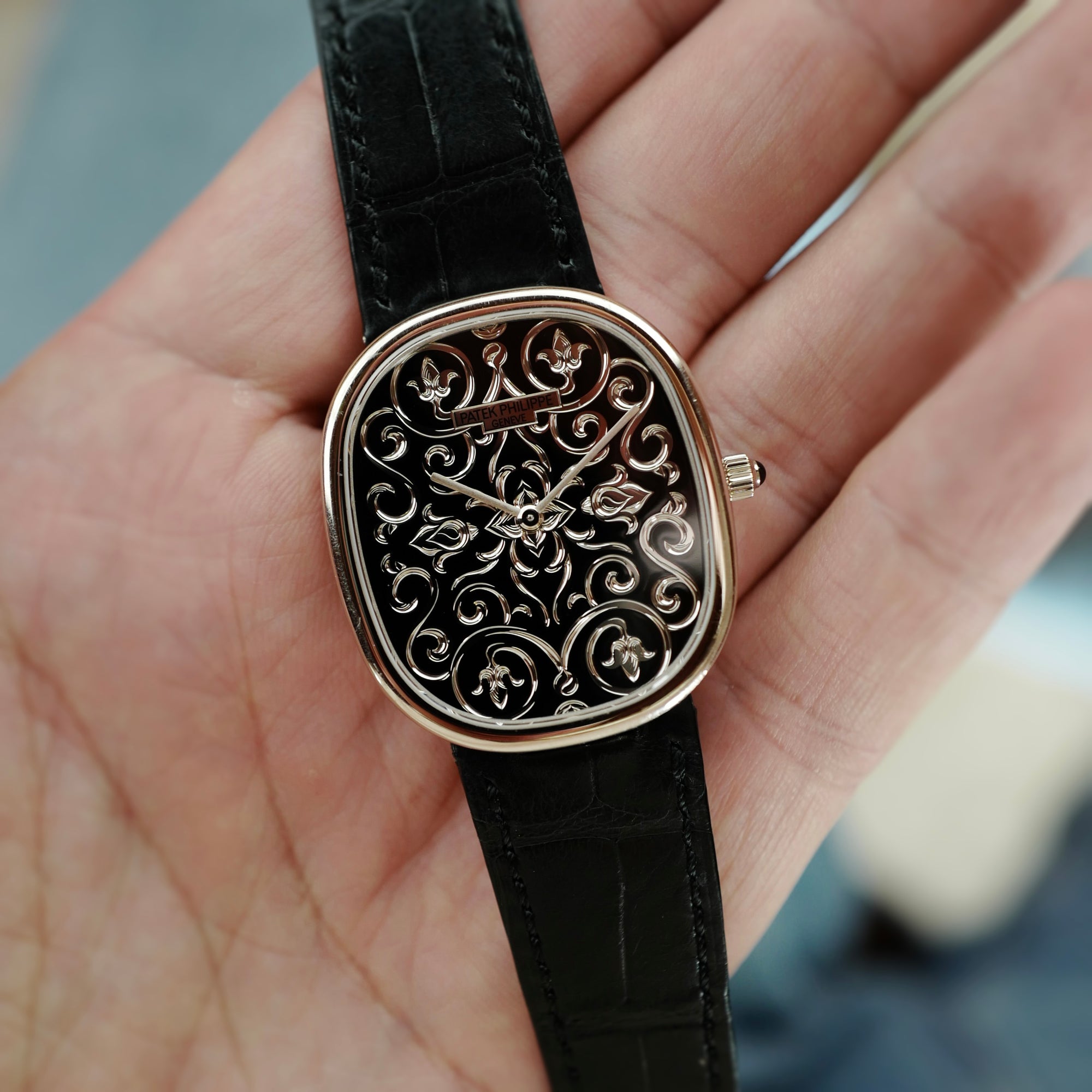 Patek Philippe Platinum Ellipse Ref. 5738G (New Arrival)