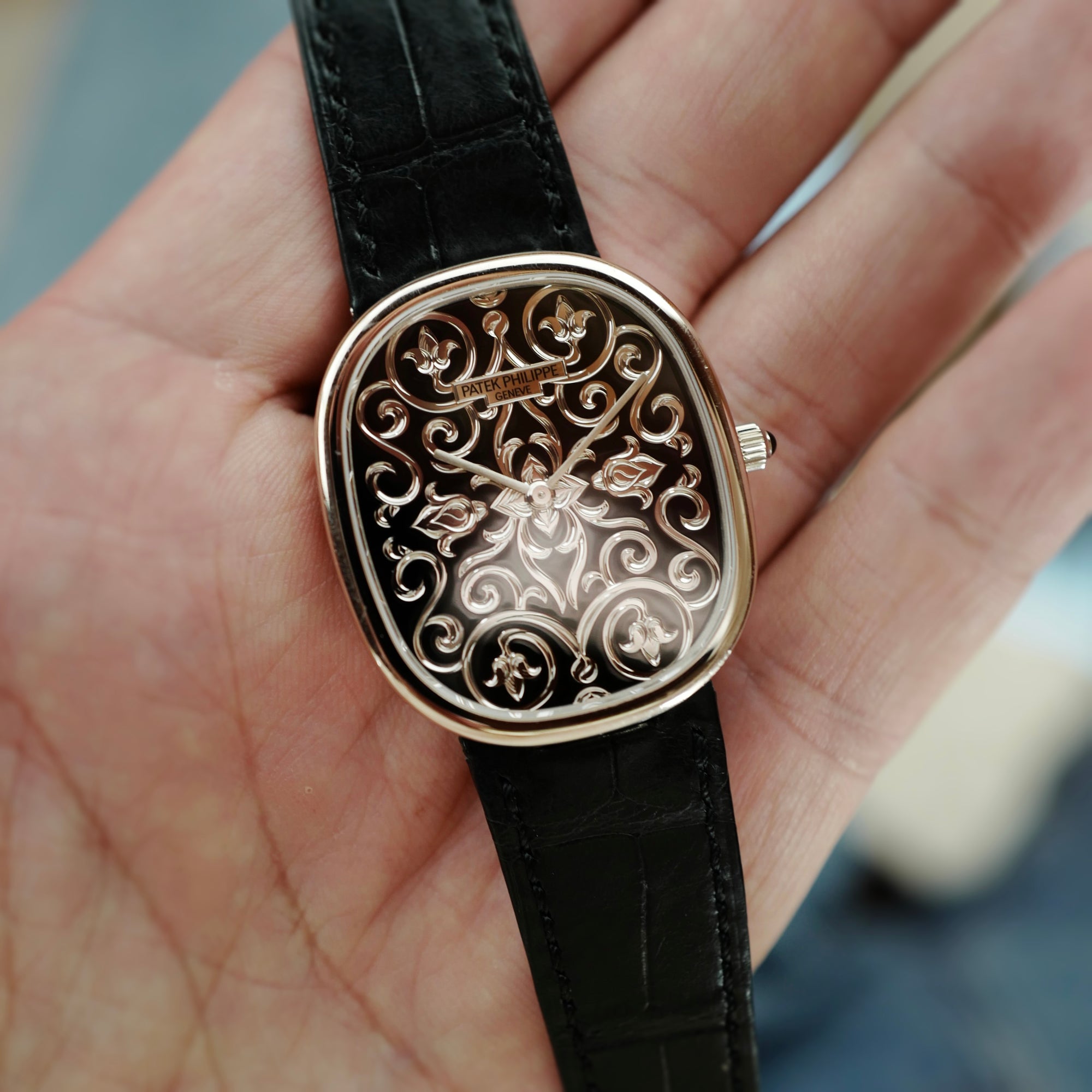 Patek Philippe Platinum Ellipse Ref. 5738G (New Arrival)