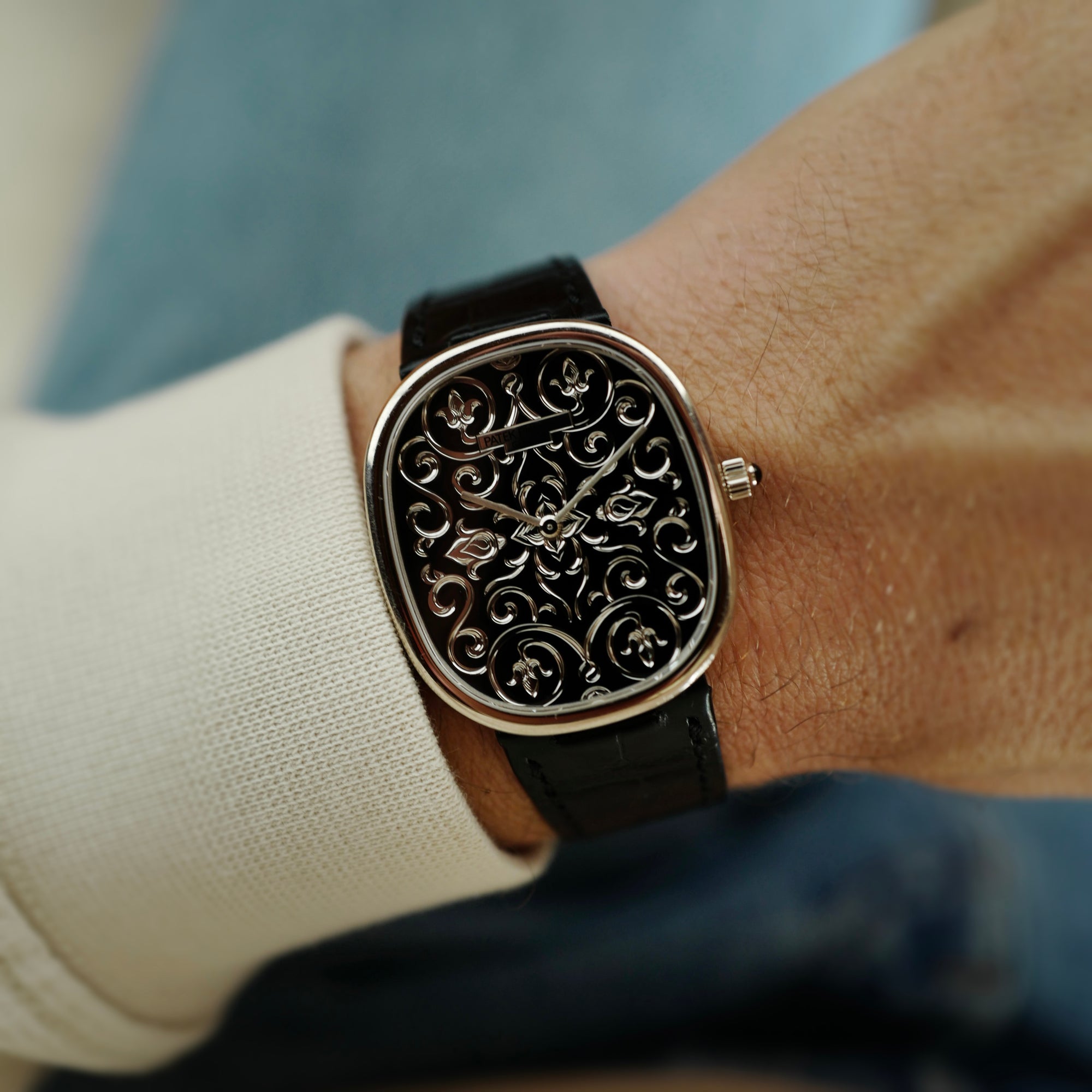 Patek Philippe Platinum Ellipse Ref. 5738G (New Arrival)