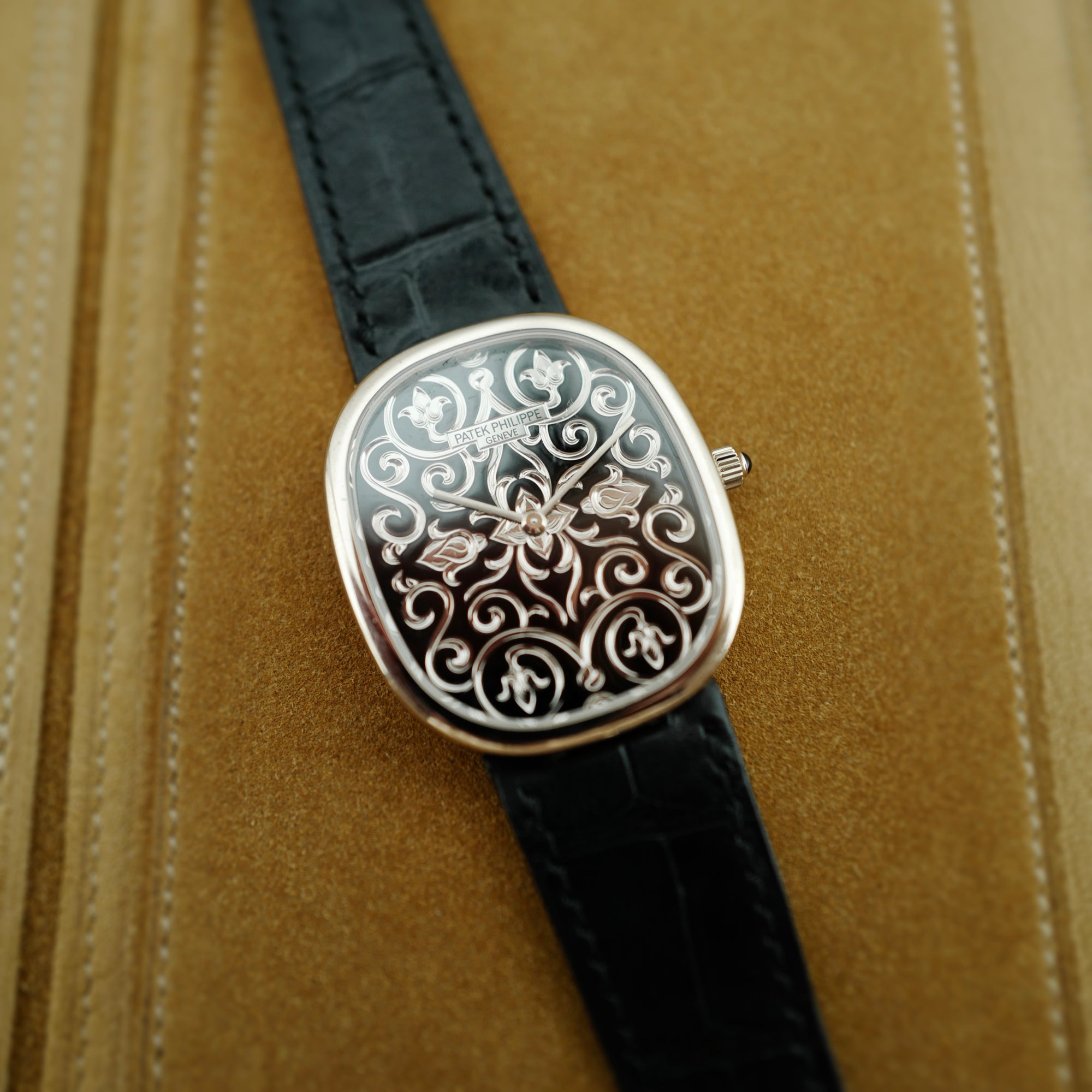 Patek Philippe Platinum Ellipse Ref. 5738G (New Arrival)
