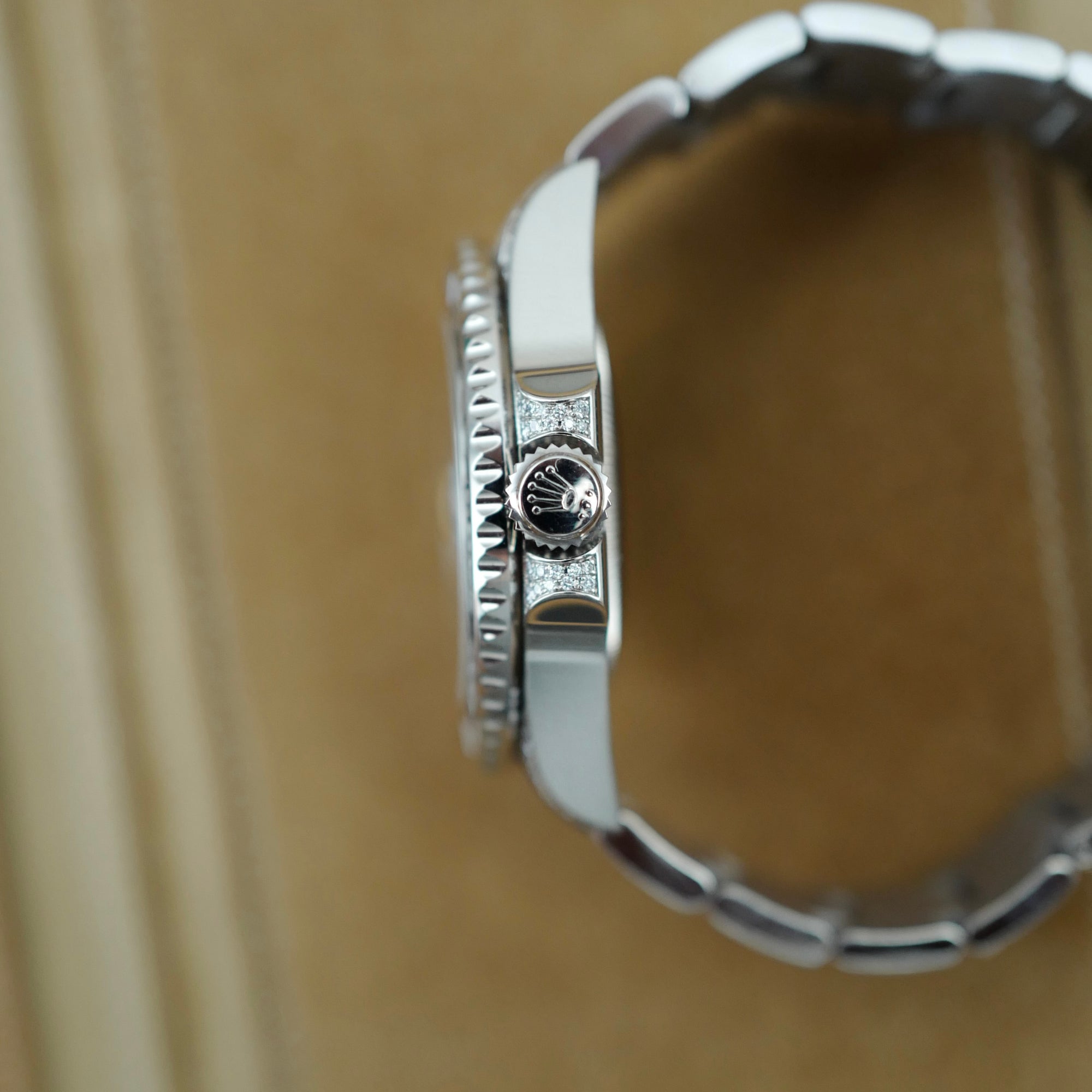 Rolex White Gold GMT-Master Ref. 116759SA with Sapphires and Diamonds (New Arrival)