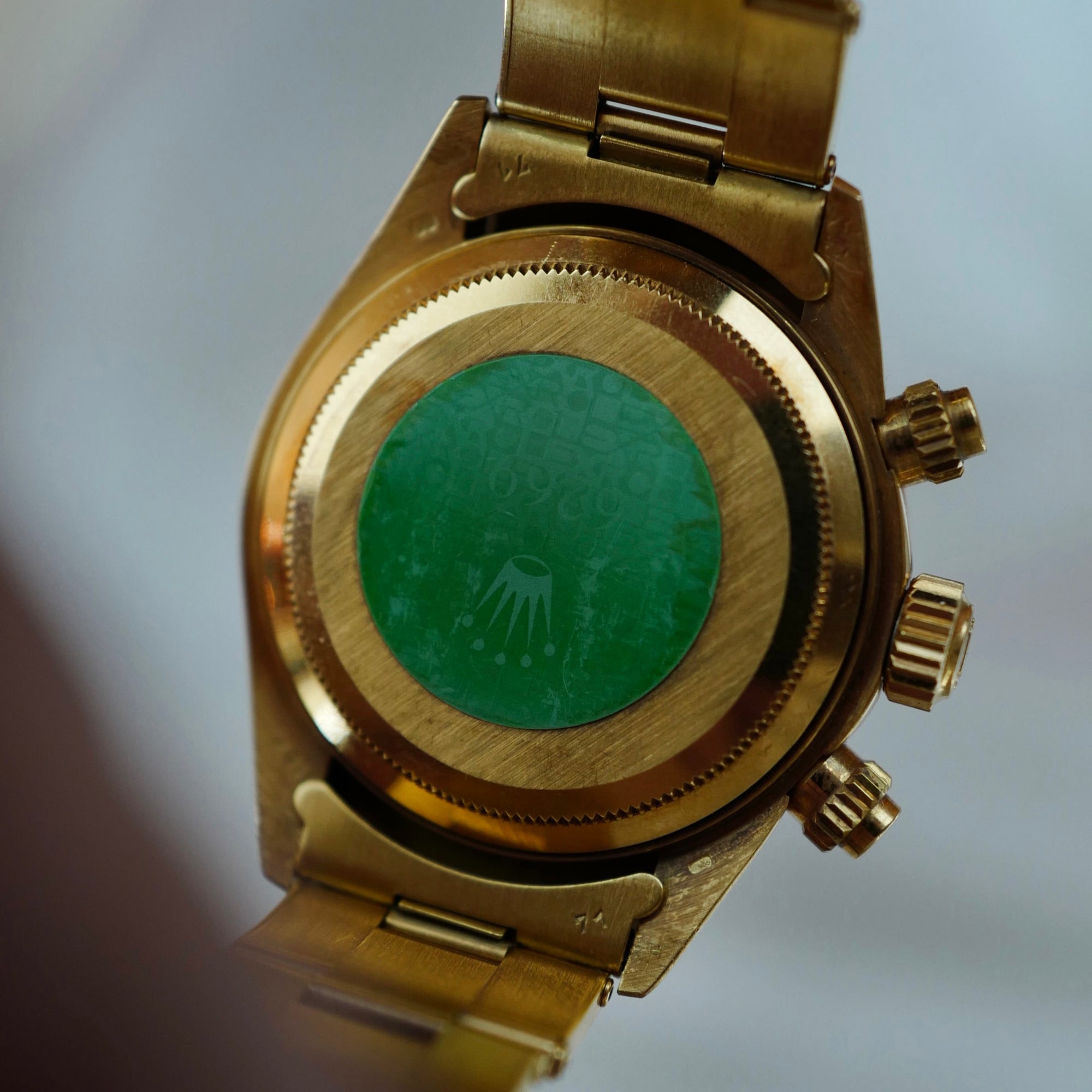 Rolex Yellow Gold Cosmograph Daytona Diamond Watch Ref. 6269 in Like New Condition