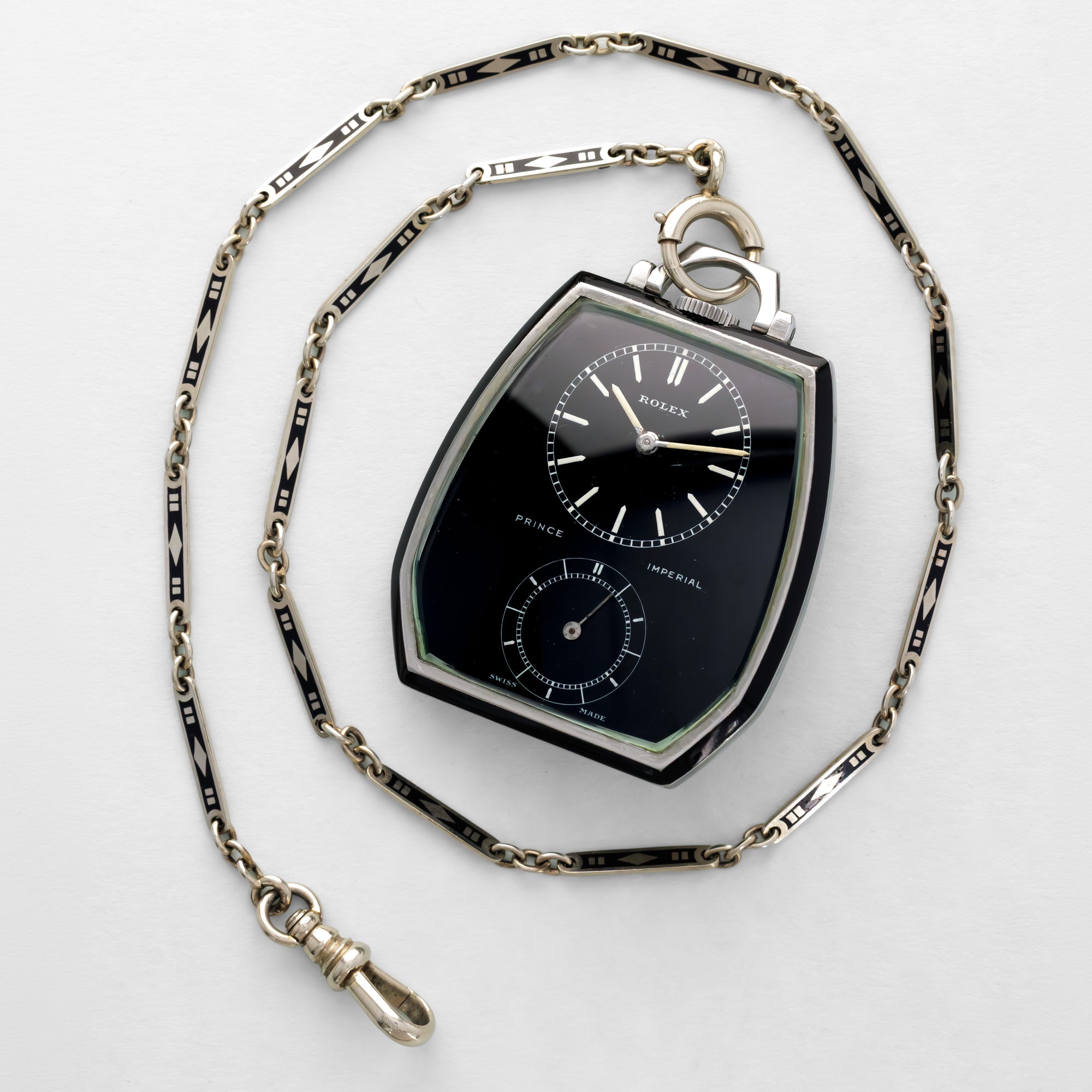 Rolex Prince Imperial Enamel Pocket Watch Ref. 1585