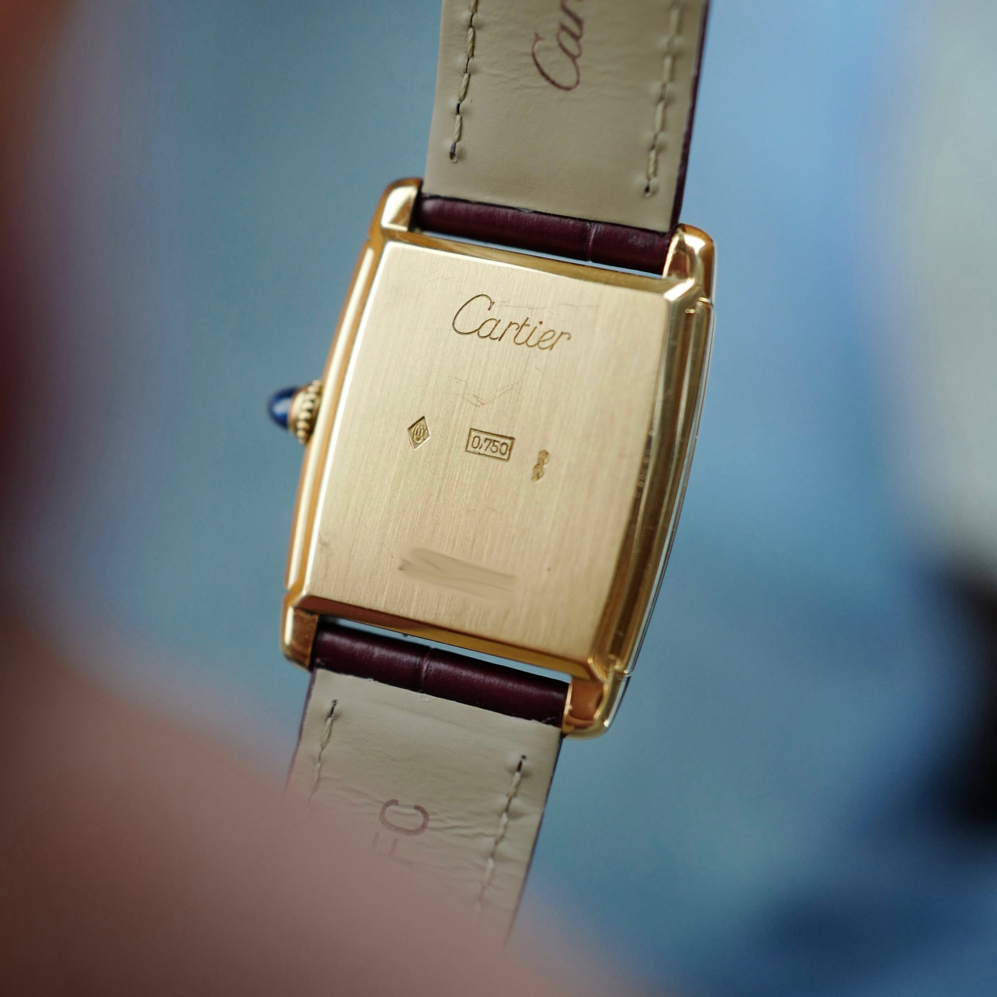 Cartier Yellow Gold Tank Reverso (New Arrival)