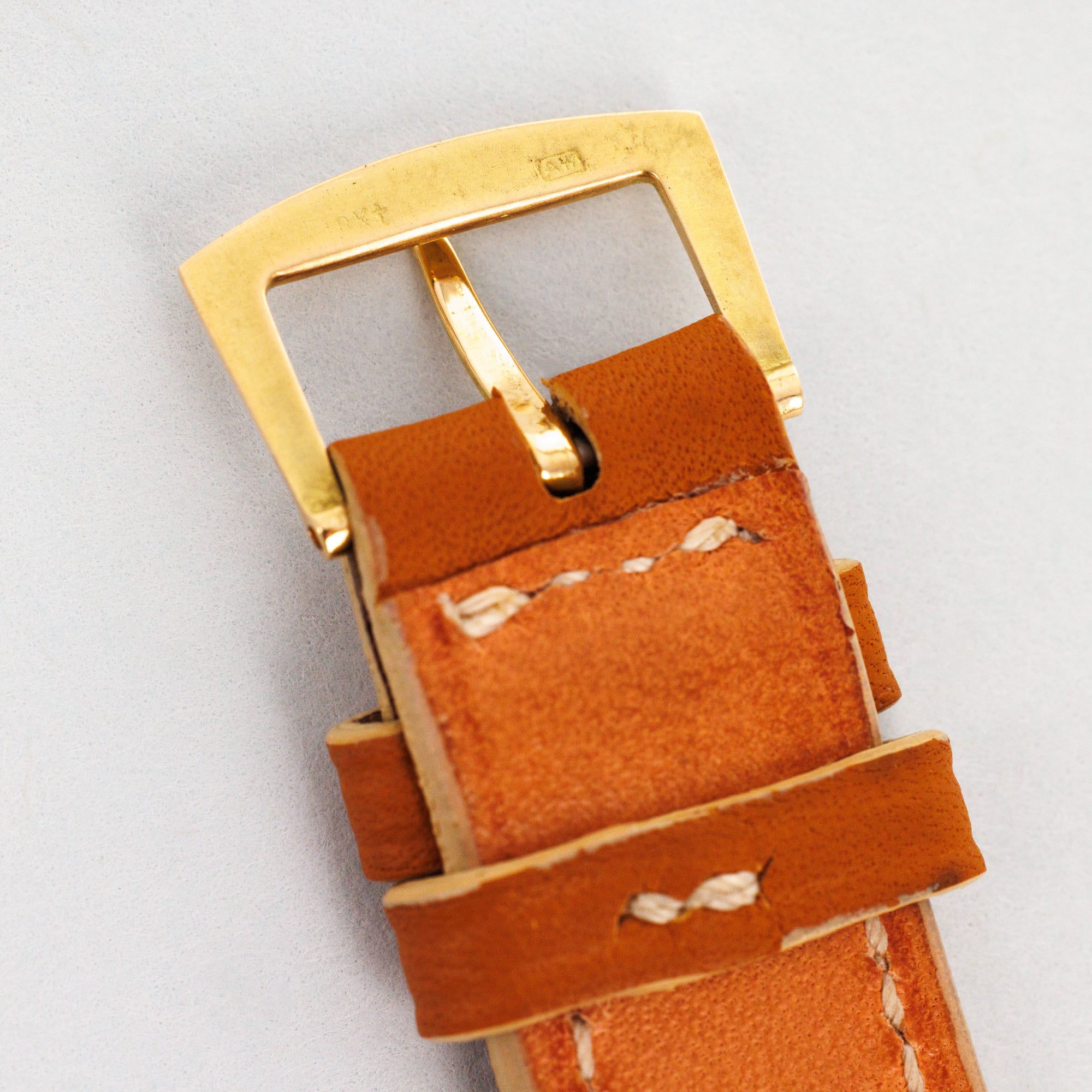 Patek Philippe Yellow Gold Tegolino Watch Ref. 425 with Black Dial Retailed by Gubelin