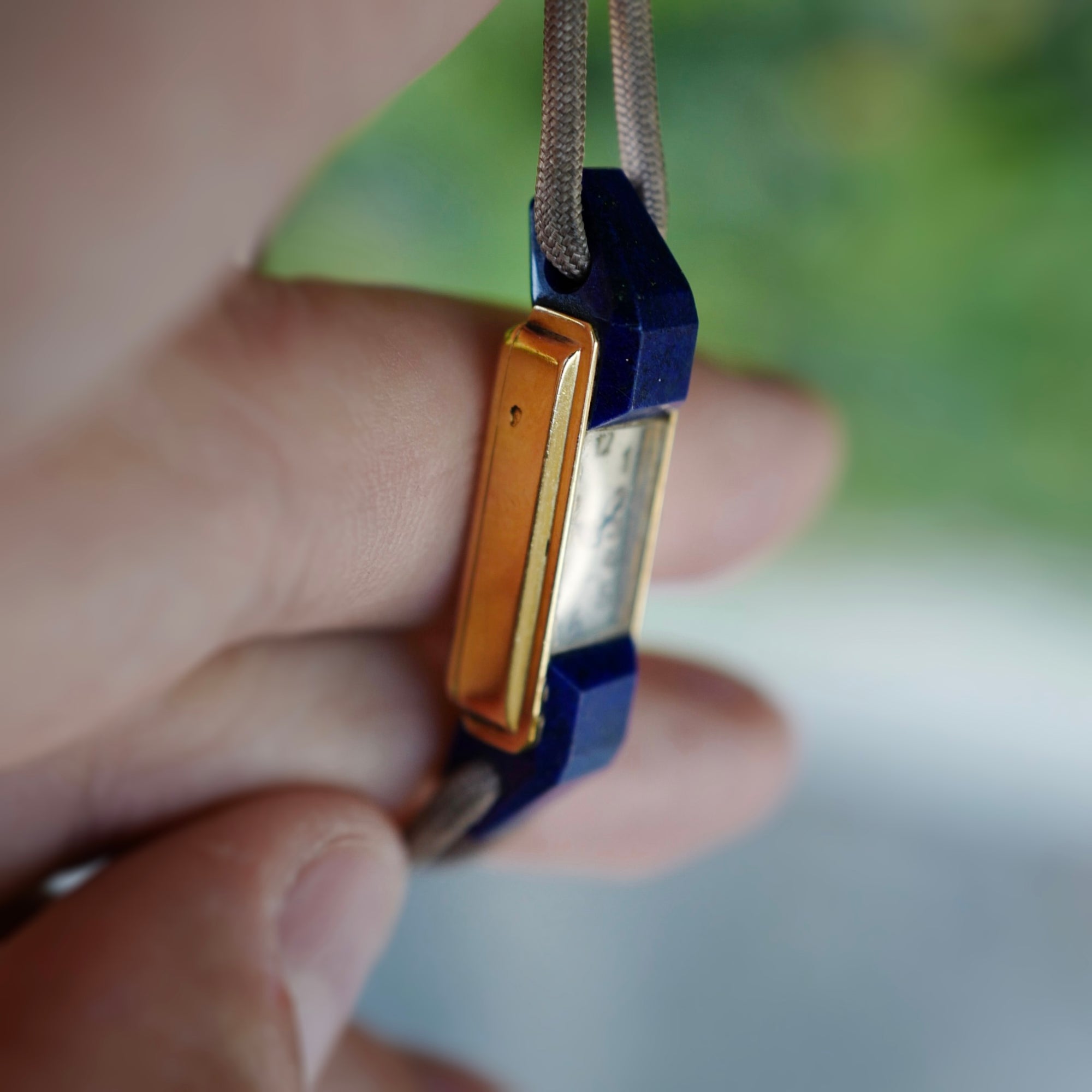 Boucheron - Boucheron Yellow Gold Lapis Watch in Original Fitted Box (New Arrival) - The Keystone Watches