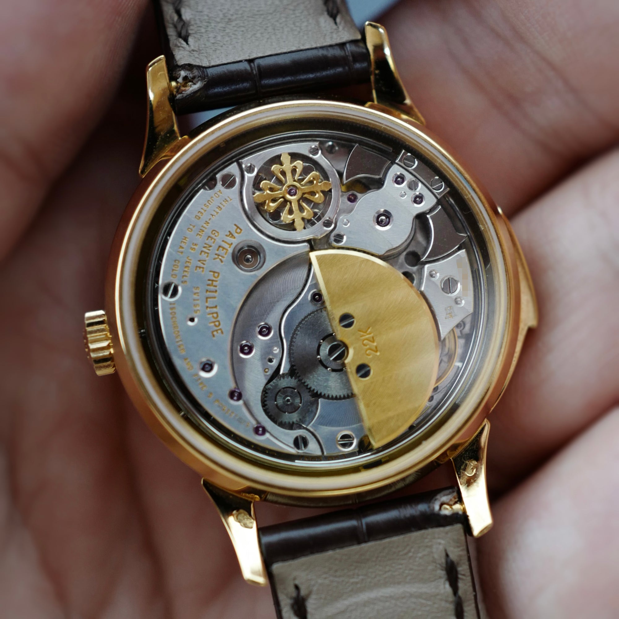 Patek Philippe - Patek Philippe Yellow Gold Minute Repeater Porcelain Dial Watch Ref. 3979 - The Keystone Watches