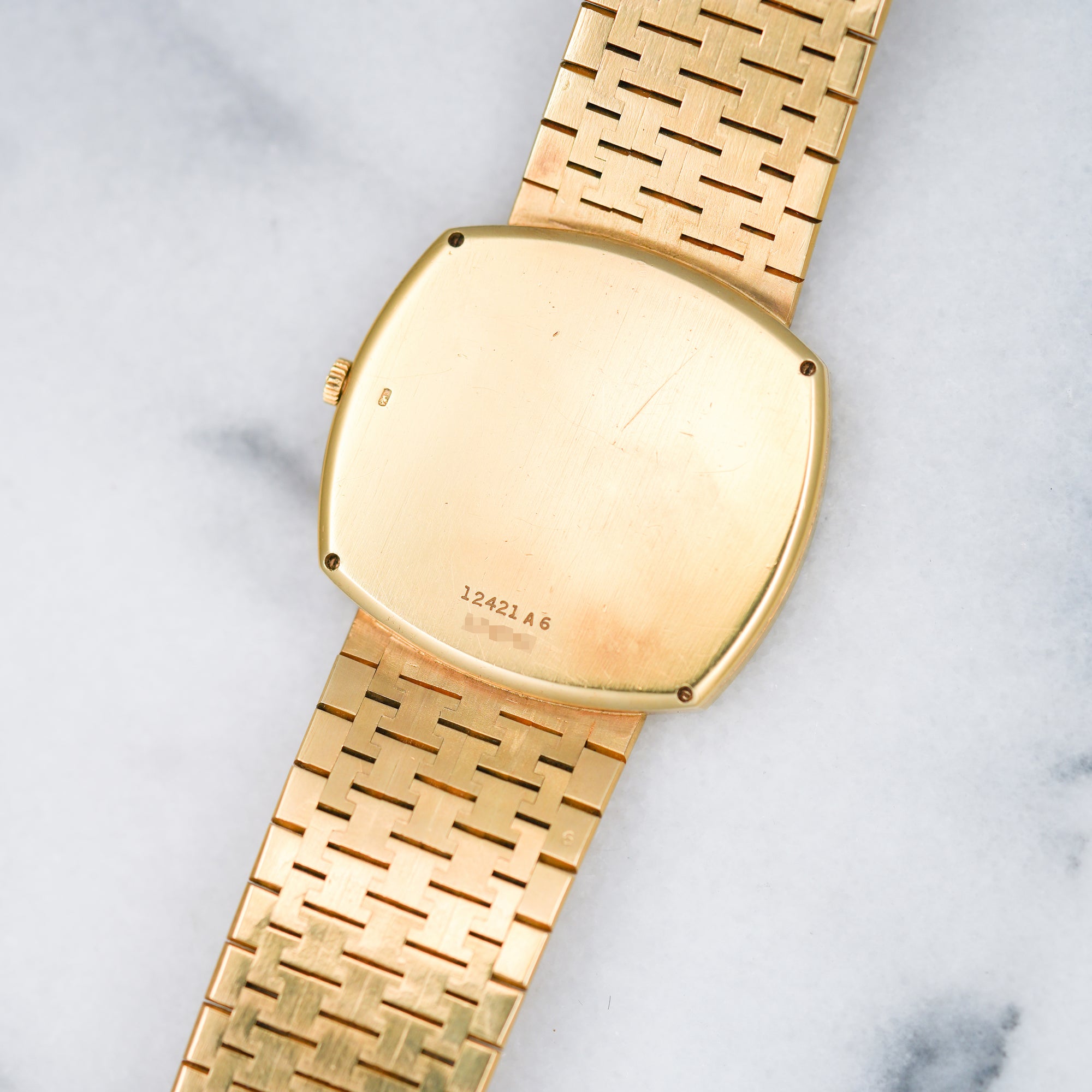 Piaget Yellow Gold Bracelet Watch Ref. 12421 with Tigers Eye Dial (New Arrival)