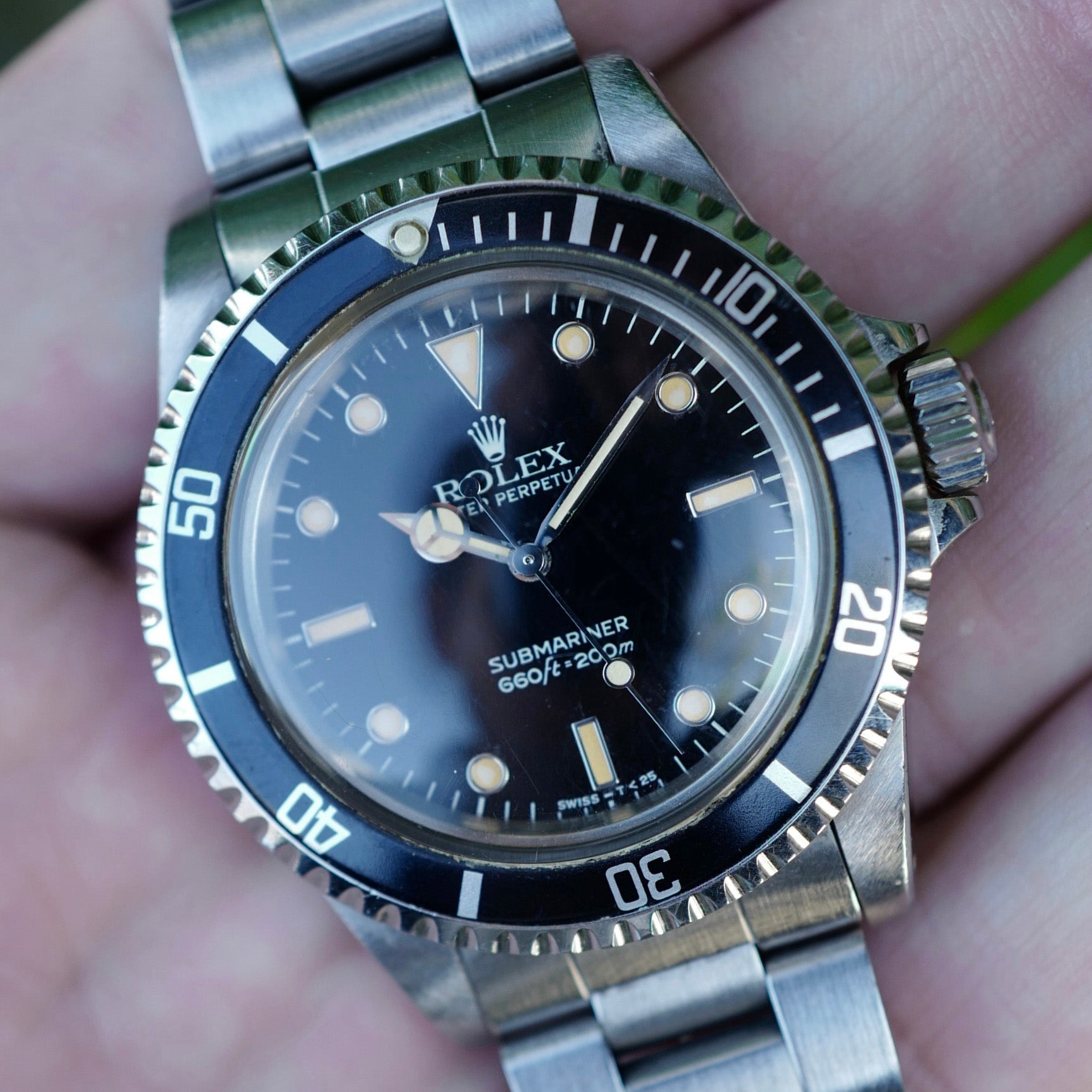 Rolex Steel Submariner Ref. 5513 with Nice Patina, Circa 1984 (New Arrival)