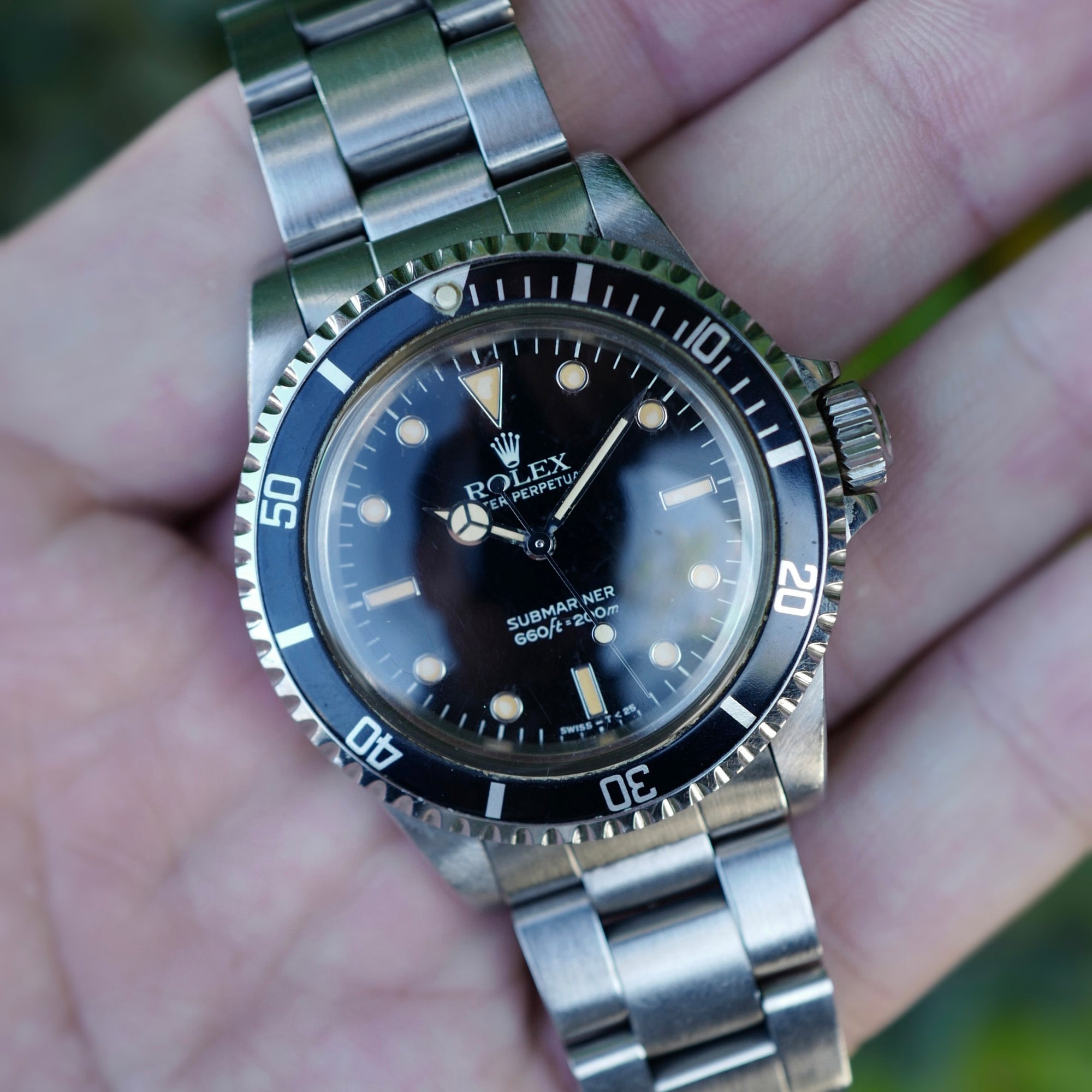 Rolex Steel Submariner Ref. 5513 with Nice Patina, Circa 1984 (New Arrival)
