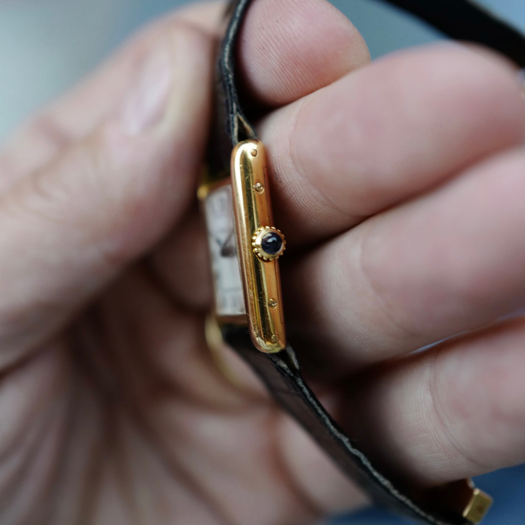 Cartier Yellow Gold Mechanical Tank (New Arrival)