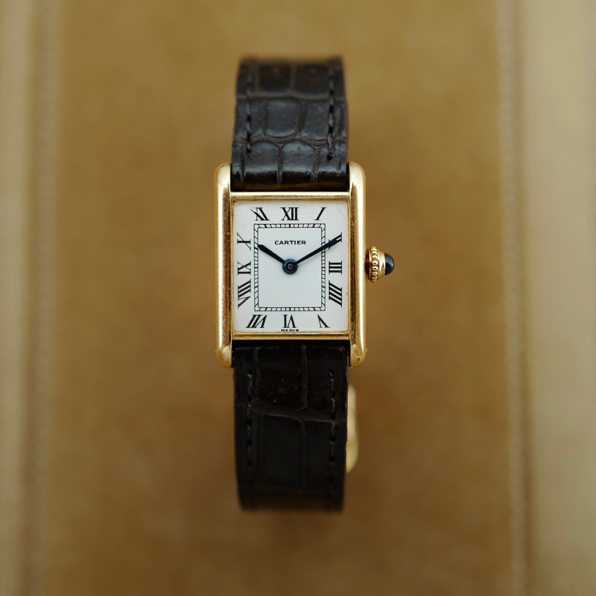 Cartier Yellow Gold Tank Louis Cartier Paris (New Arrival)