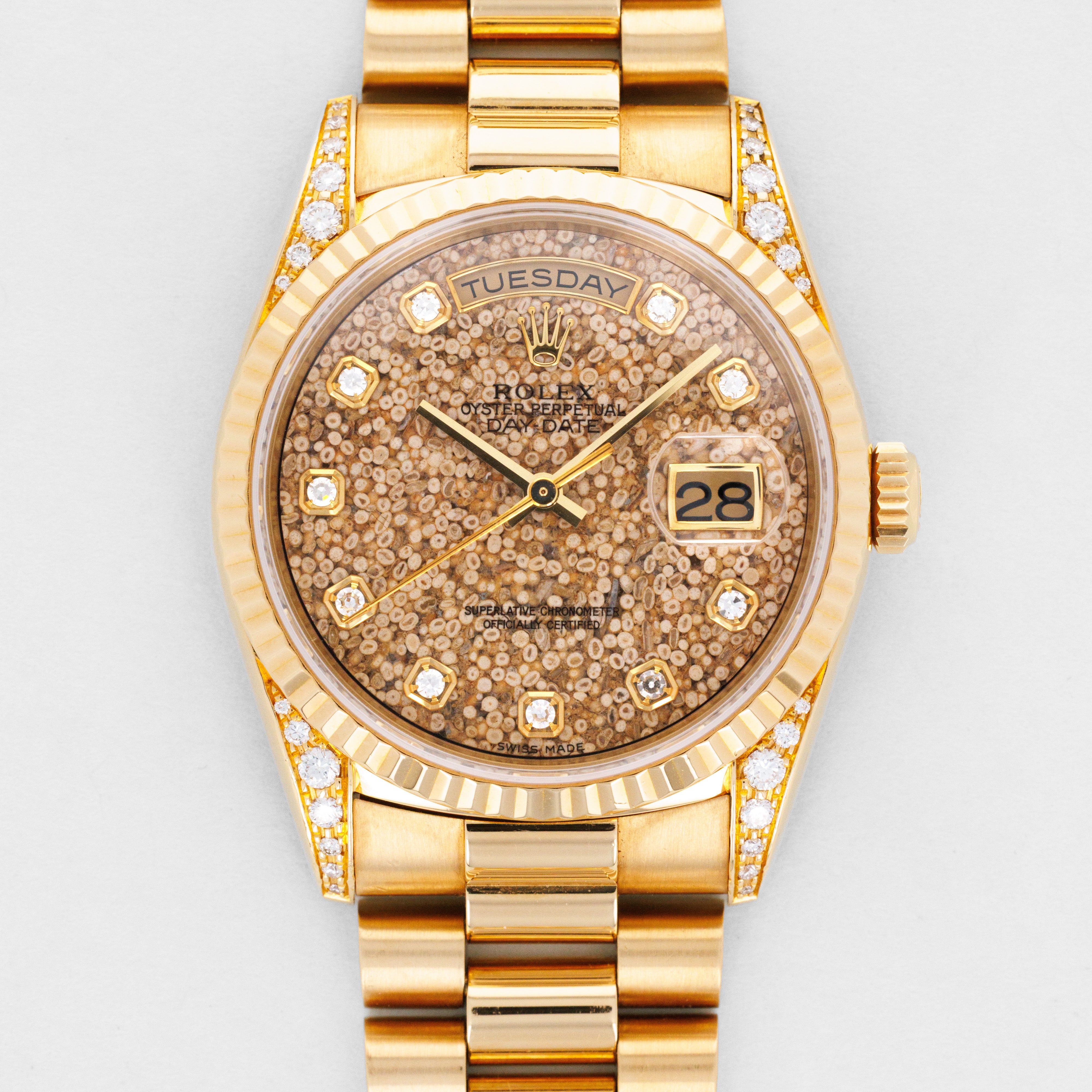 ロレックス純正　オイスターフレックス　Fサイズ Rolex Day-Date 18338G 18k YG