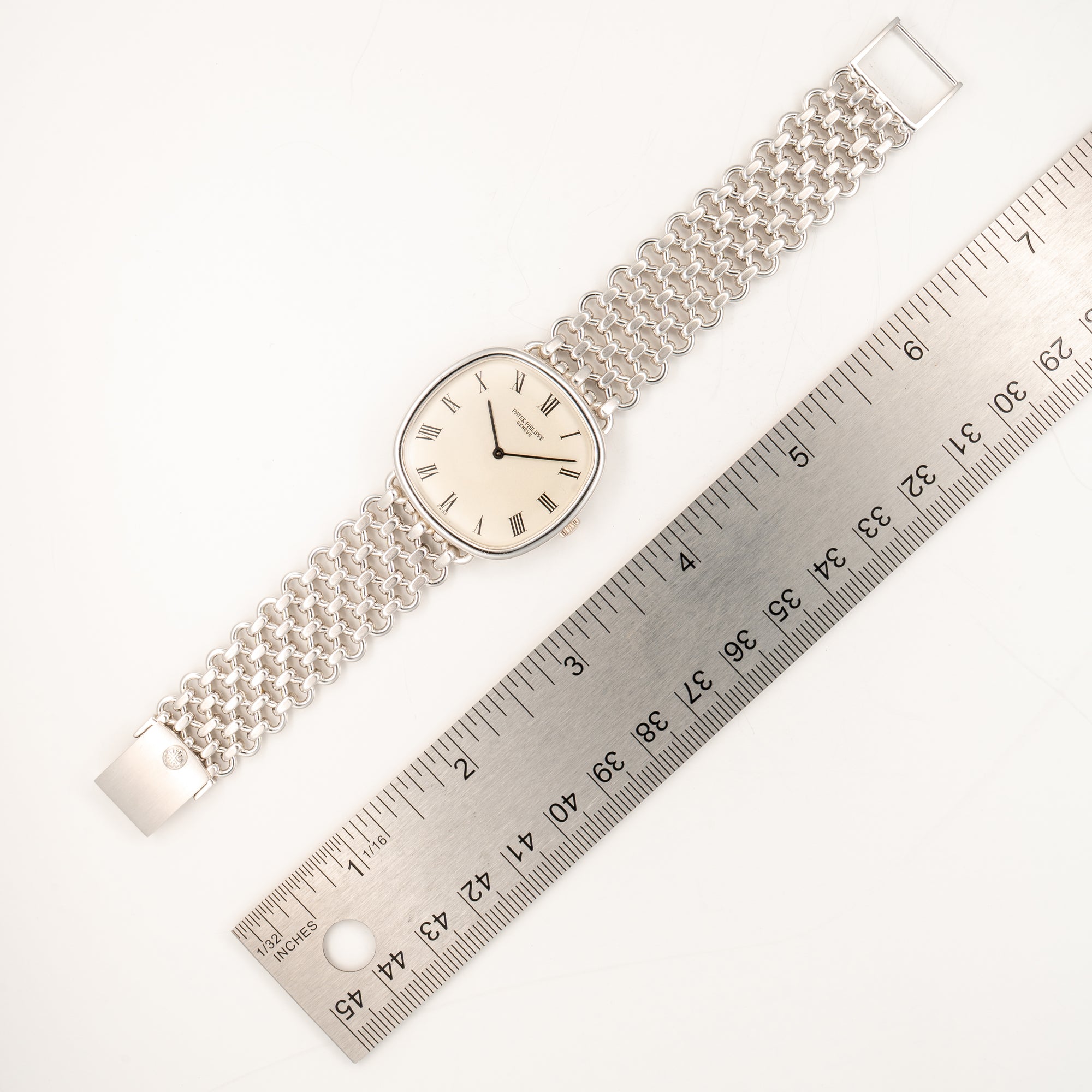 Patek Philippe White Gold Ref. 3644 with Roman Numerals (New Arrival)