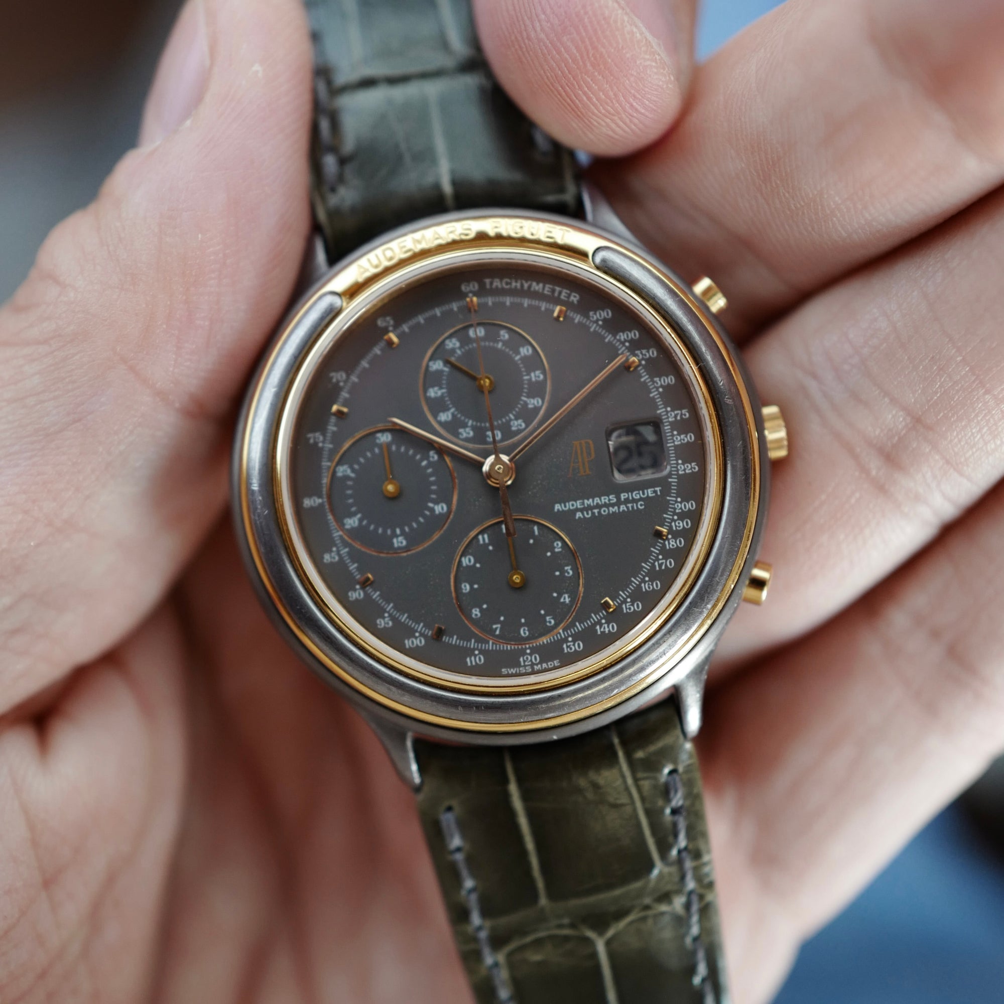 Audemars Piguet Tantalum and Rose Gold Huitieme Chrononograph 25644