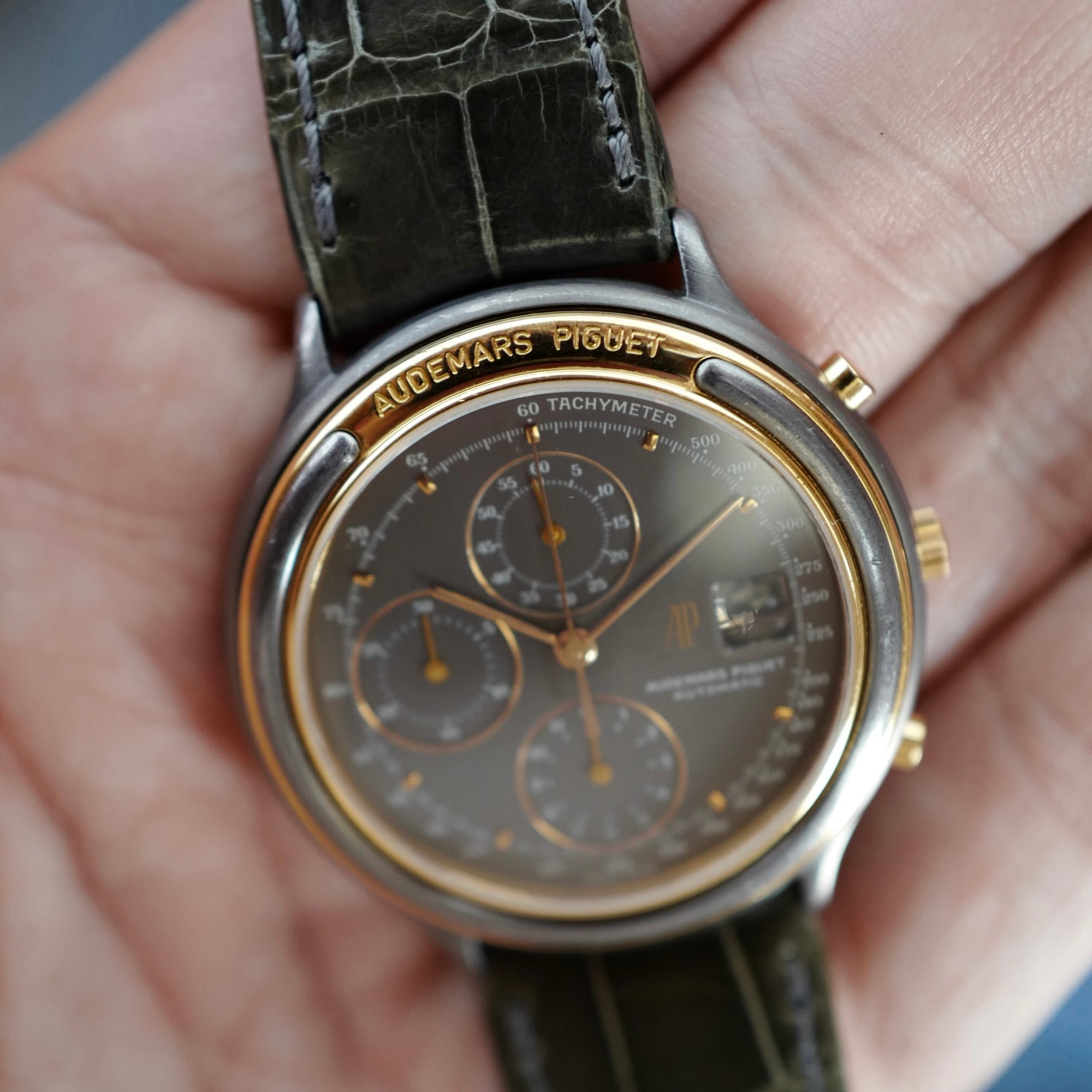 Audemars Piguet Tantalum and Rose Gold Huitieme Chrononograph 25644
