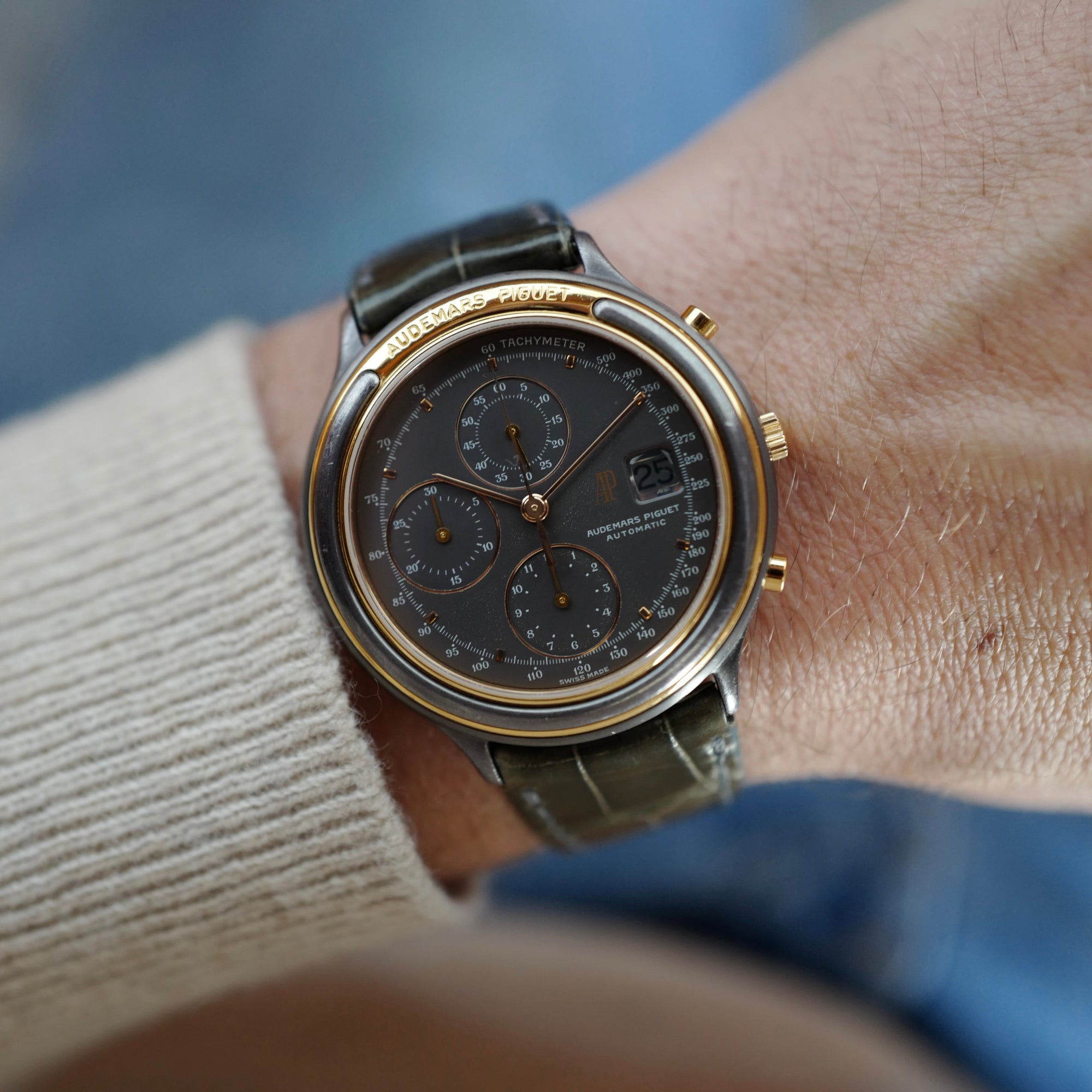 Audemars Piguet Tantalum and Rose Gold Huitieme Chrononograph 25644