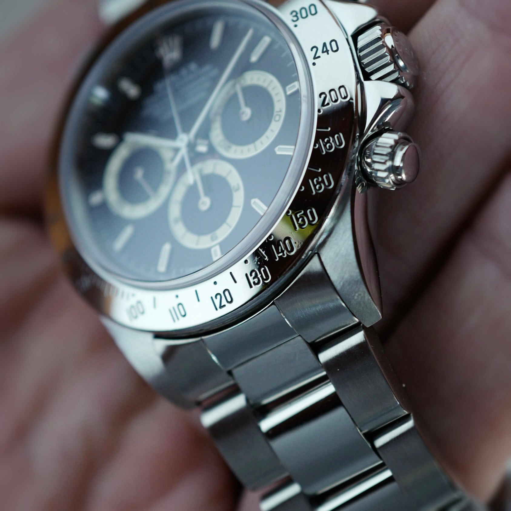Rolex Steel Zenith Daytona Ref. 16520 with U-Serial and Tan Subdials