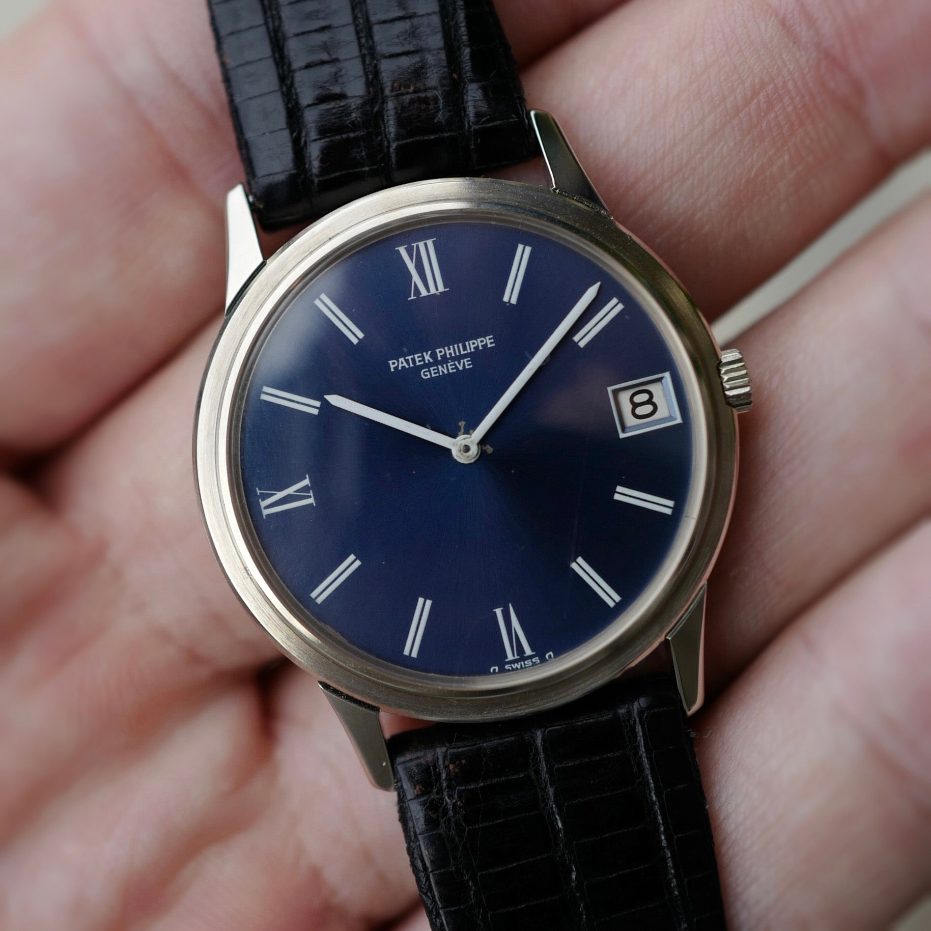 Patek Philippe White Gold Automatic Calatrava Ref. 3593