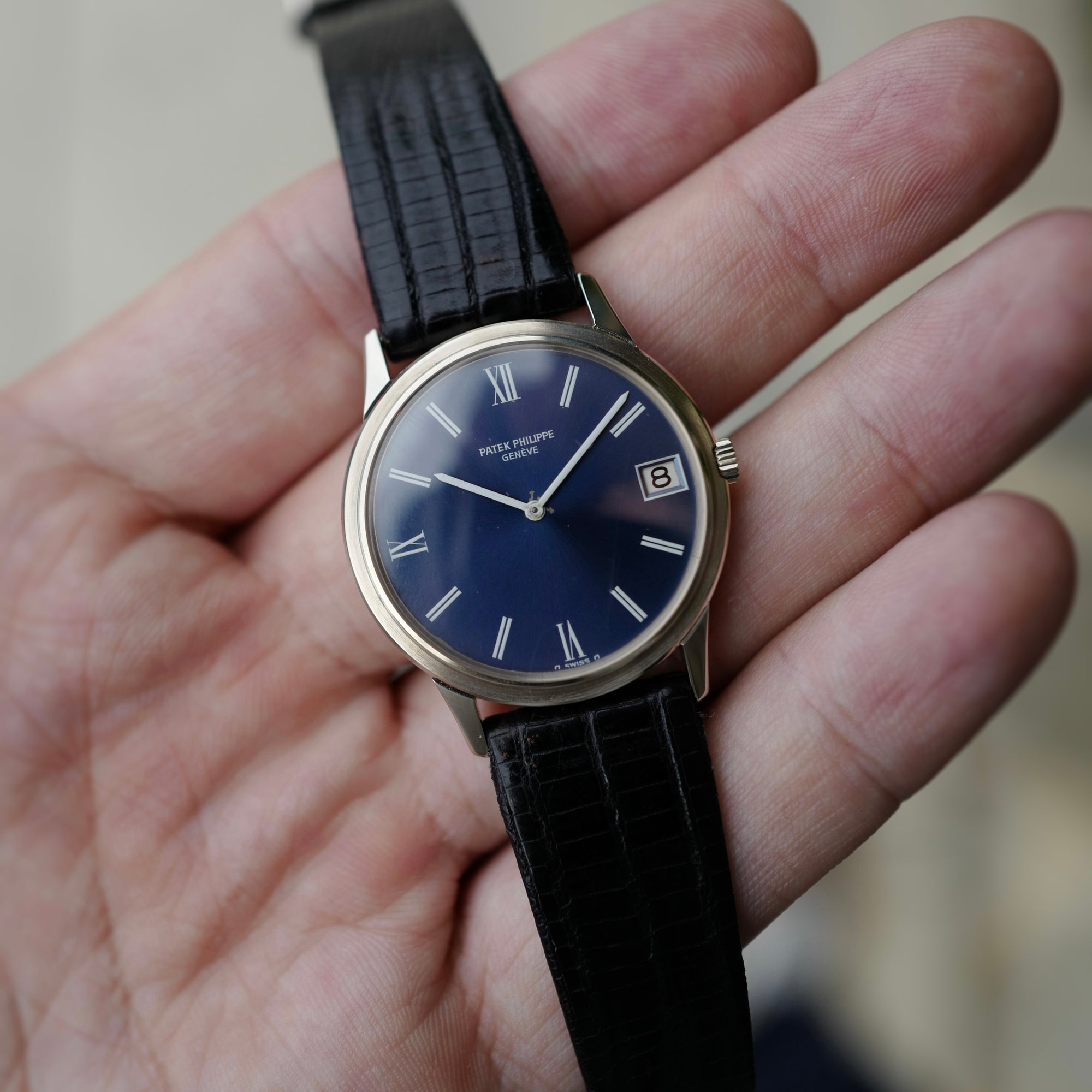 Patek Philippe White Gold Automatic Calatrava Ref. 3593